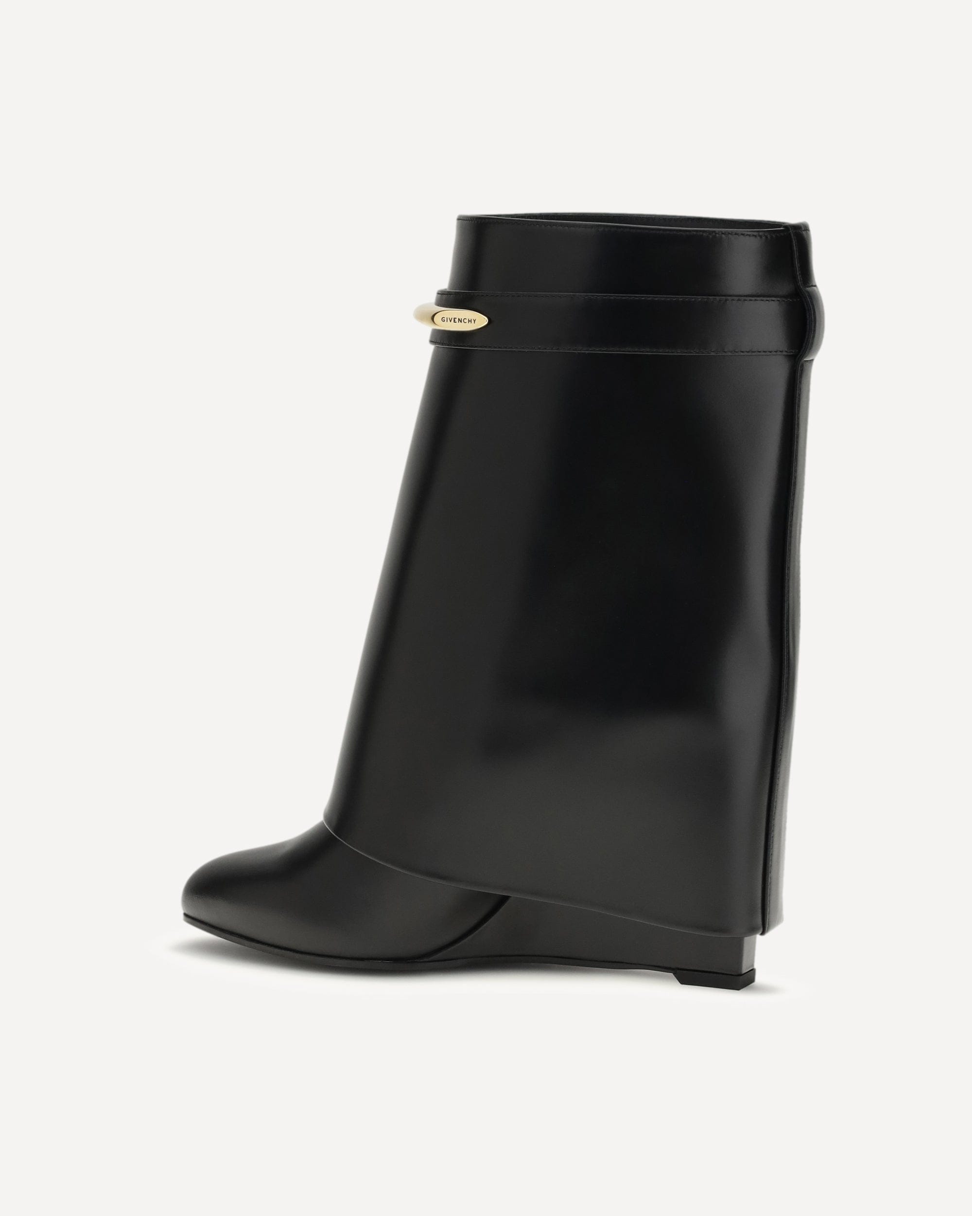 Givenchy Shark Ankle Boots With Gold Hardware