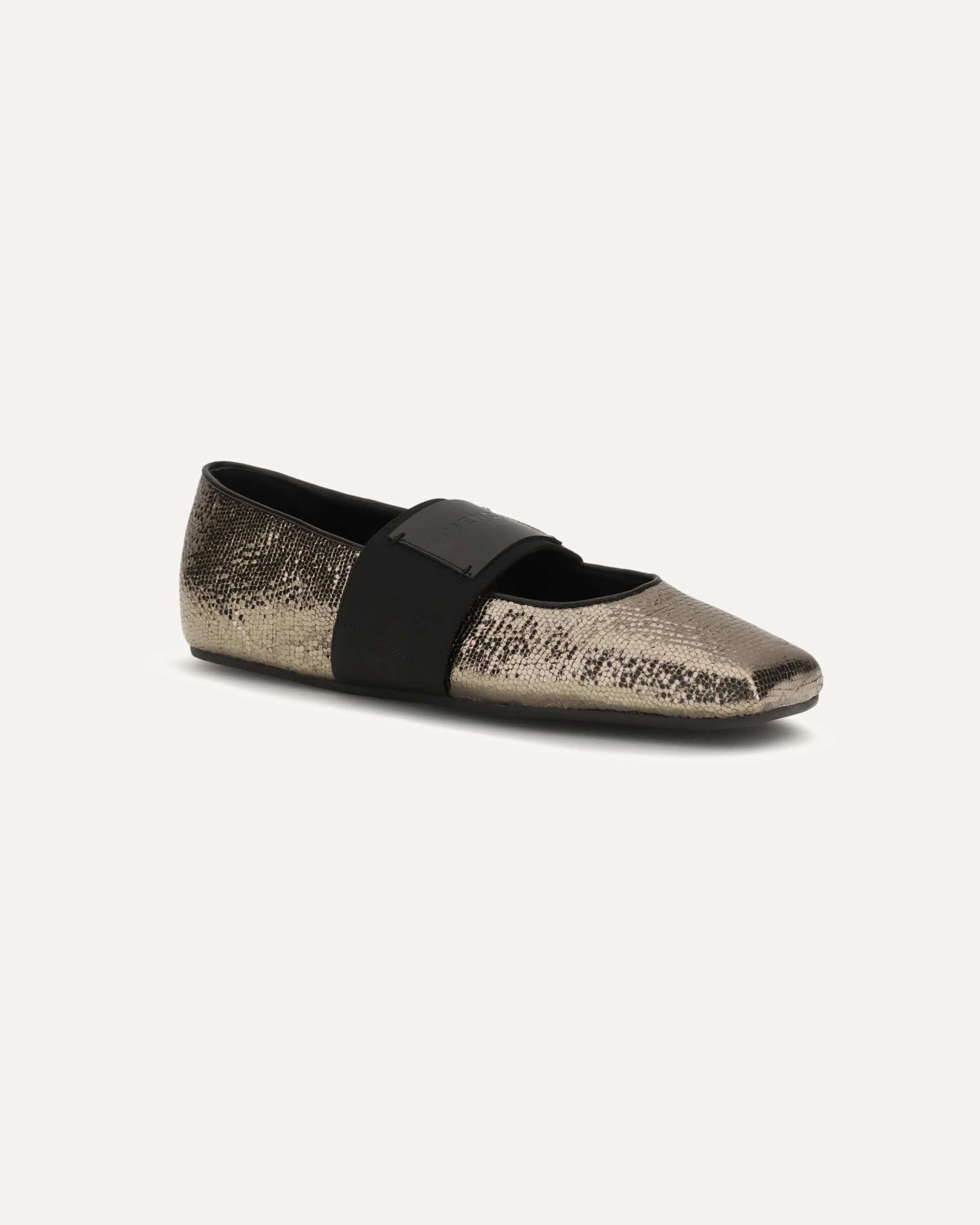 Givenchy Ballerinas mit eckiger Schnittform aus strukturiertem Leder - alternate view