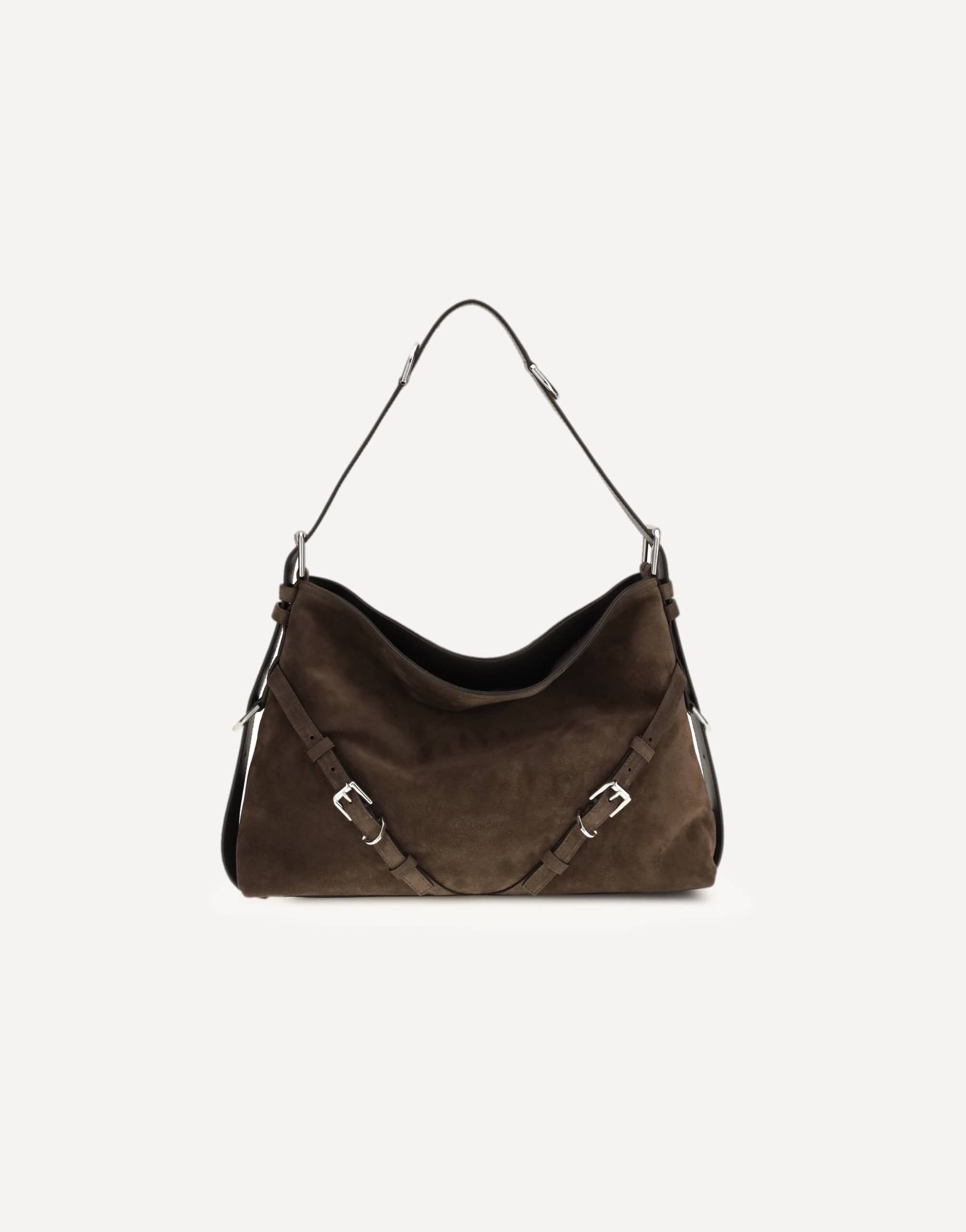 Givenchy Voyou Medium Bag In Glossy Leather