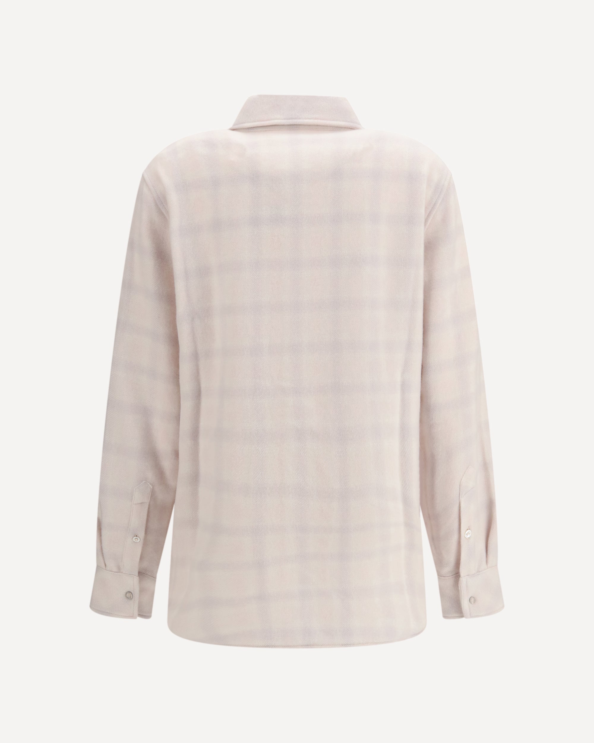 God's True Cashmere Clarity Shirt With Gemstone-Accented Placket