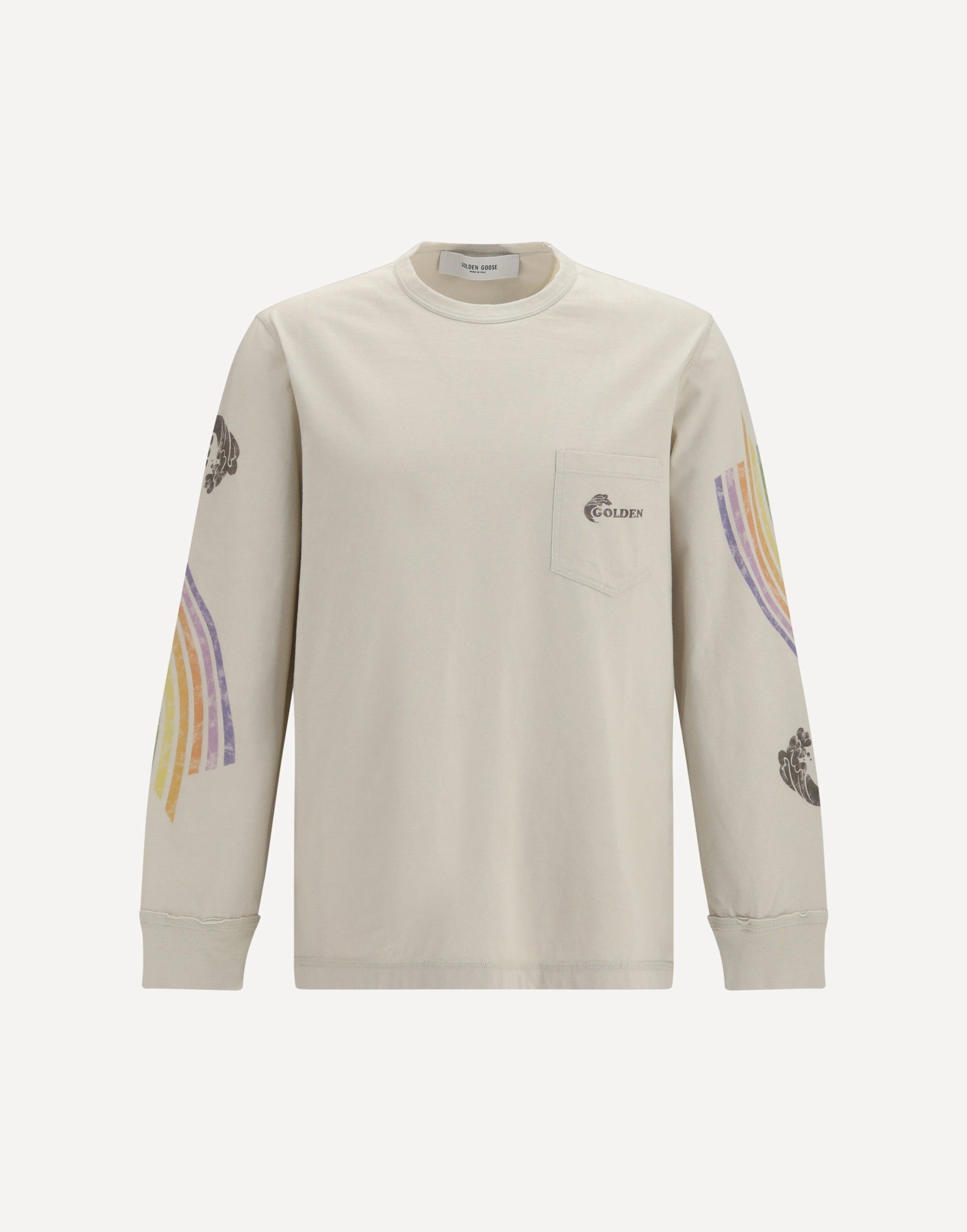 Golden Goose Asymmetric Print Sweatshirt