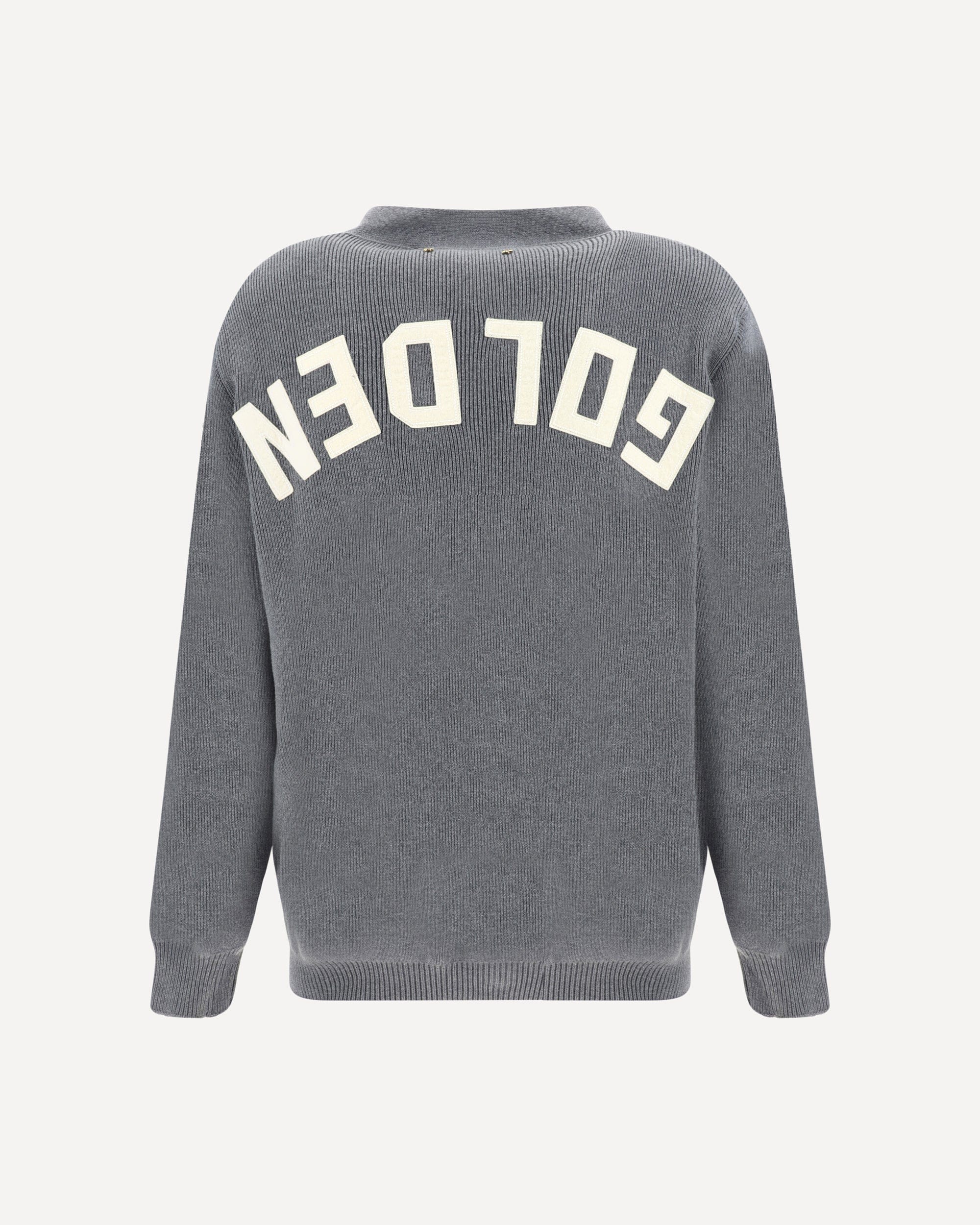 Cotton Cardigan With Monogram Back - alternate view