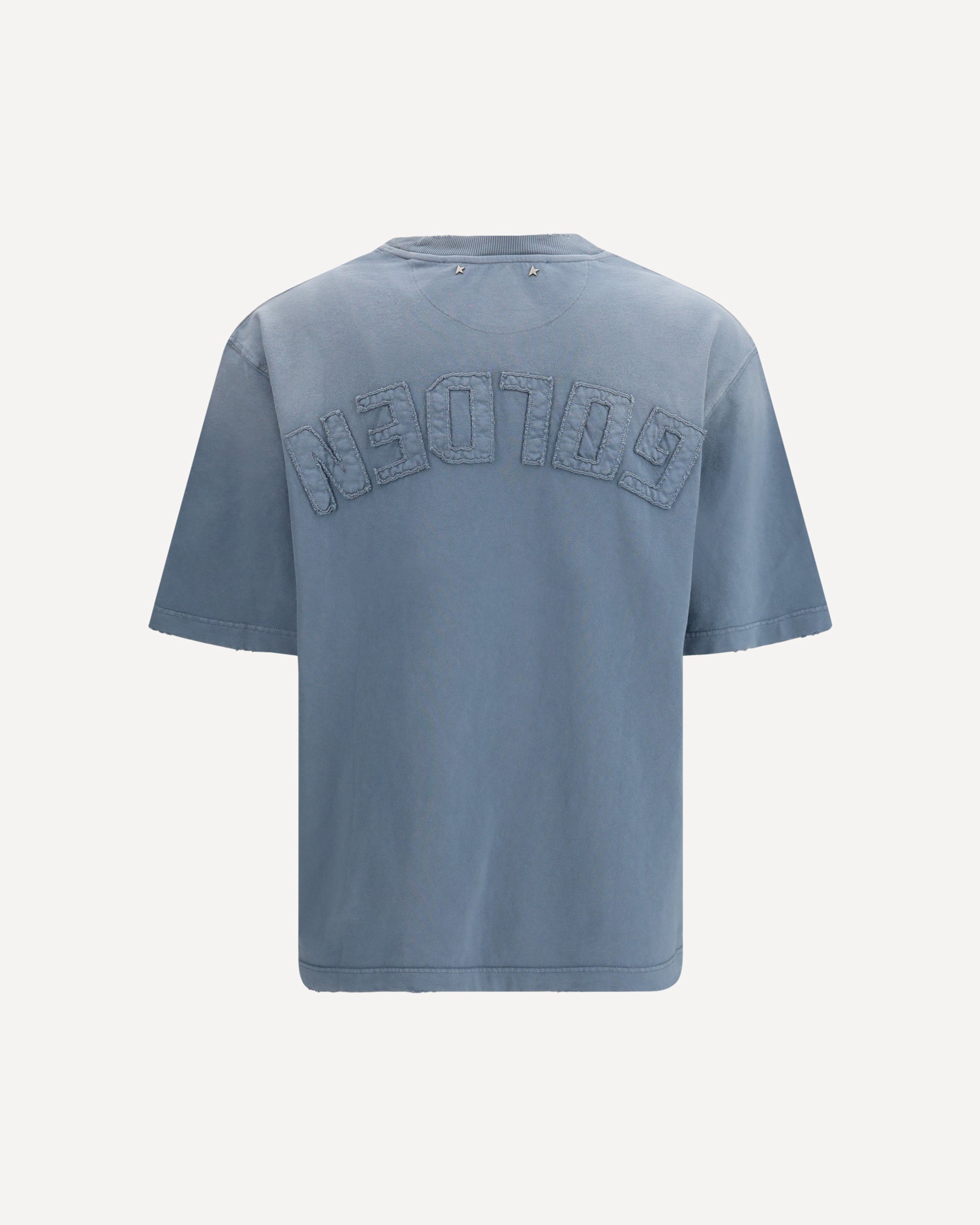 Golden Goose Crewneck T-Shirt With Logo Patch
