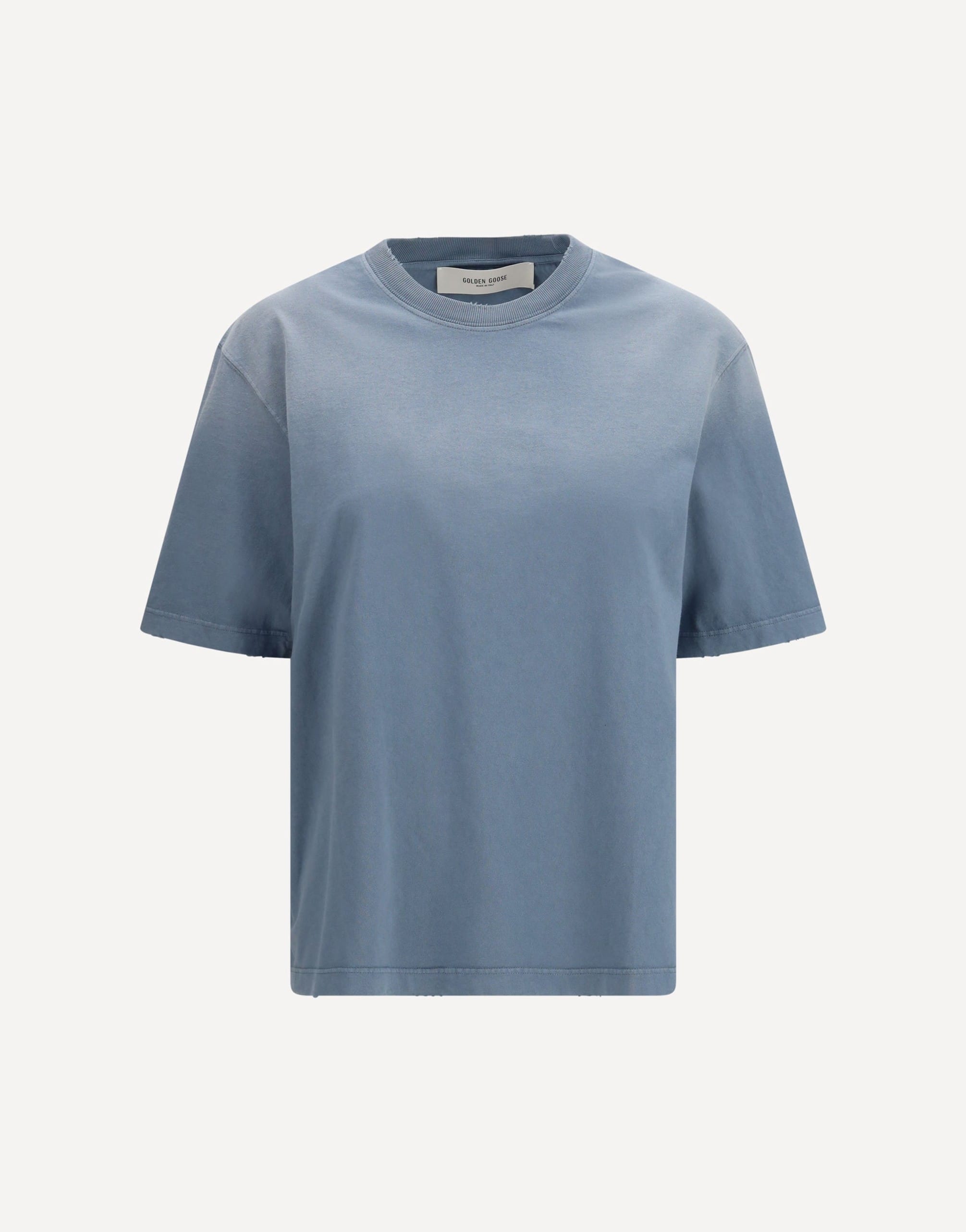 Golden Goose Crewneck T-Shirt With Logo Patch