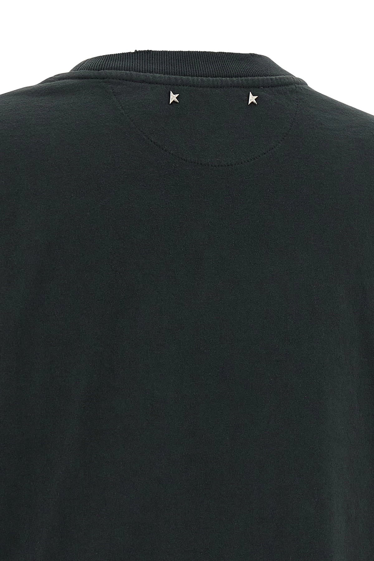 تي شيرت Golden Goose بياقة دائرية وكريستال