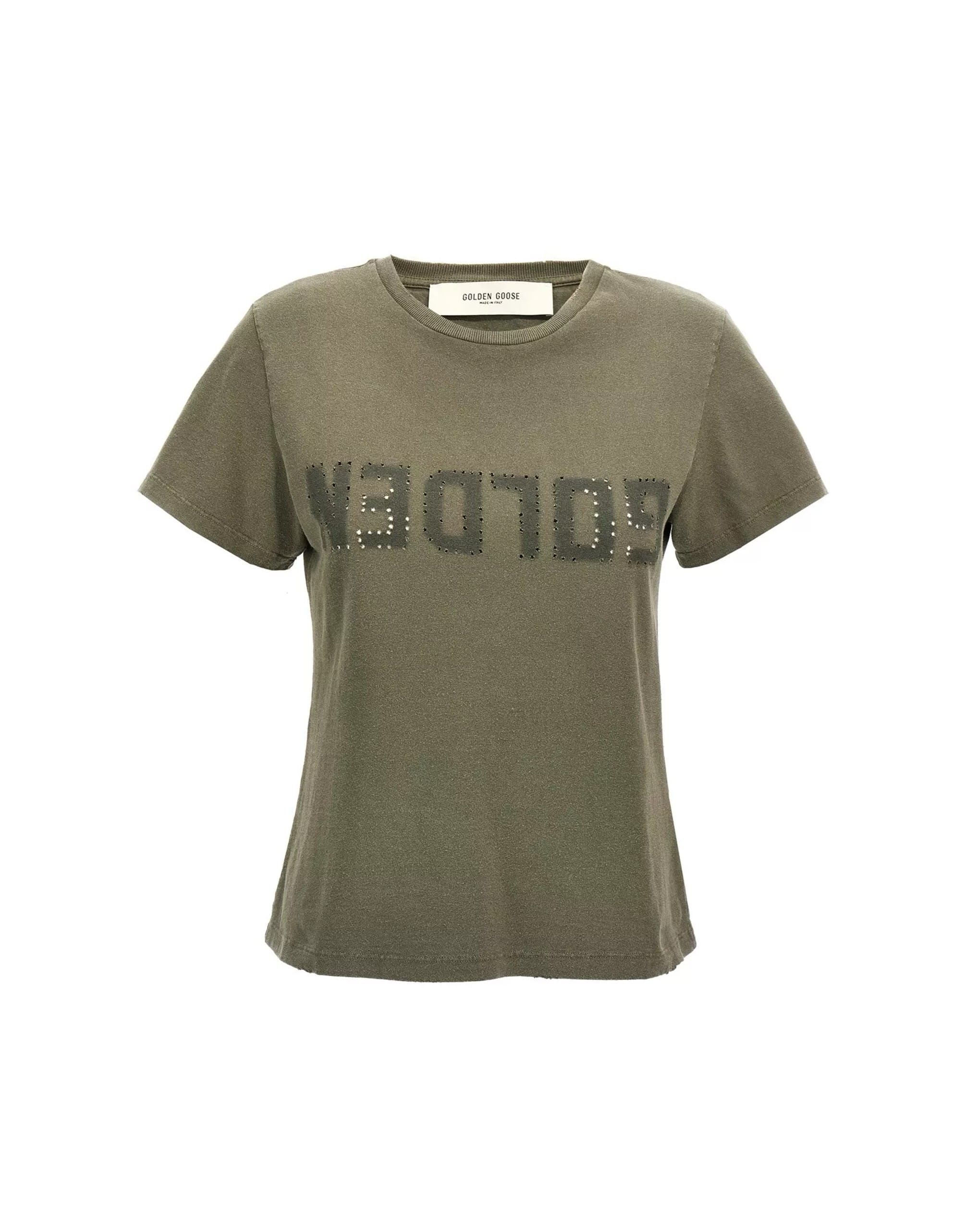 Golden Goose Golden Goose Doris Distressed Logo T-Shirt