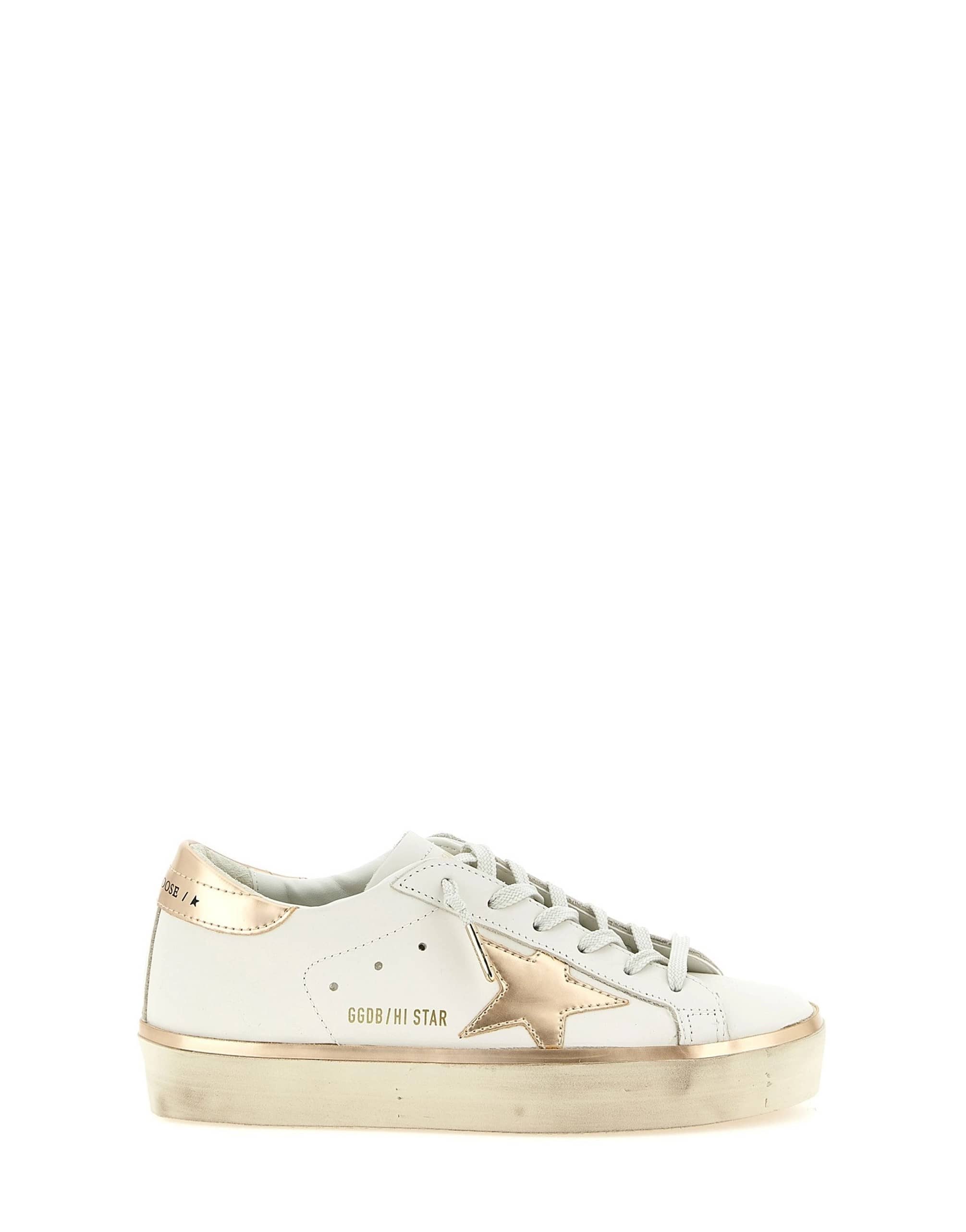 Golden Goose Golden Goose Hi Star Metallic Sneakers