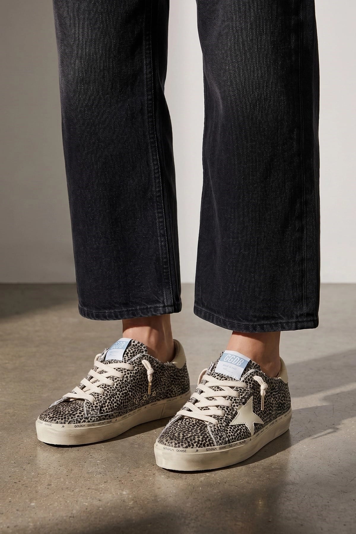 Golden Goose Hi Star Pony Hair Sneakers - alternate view
