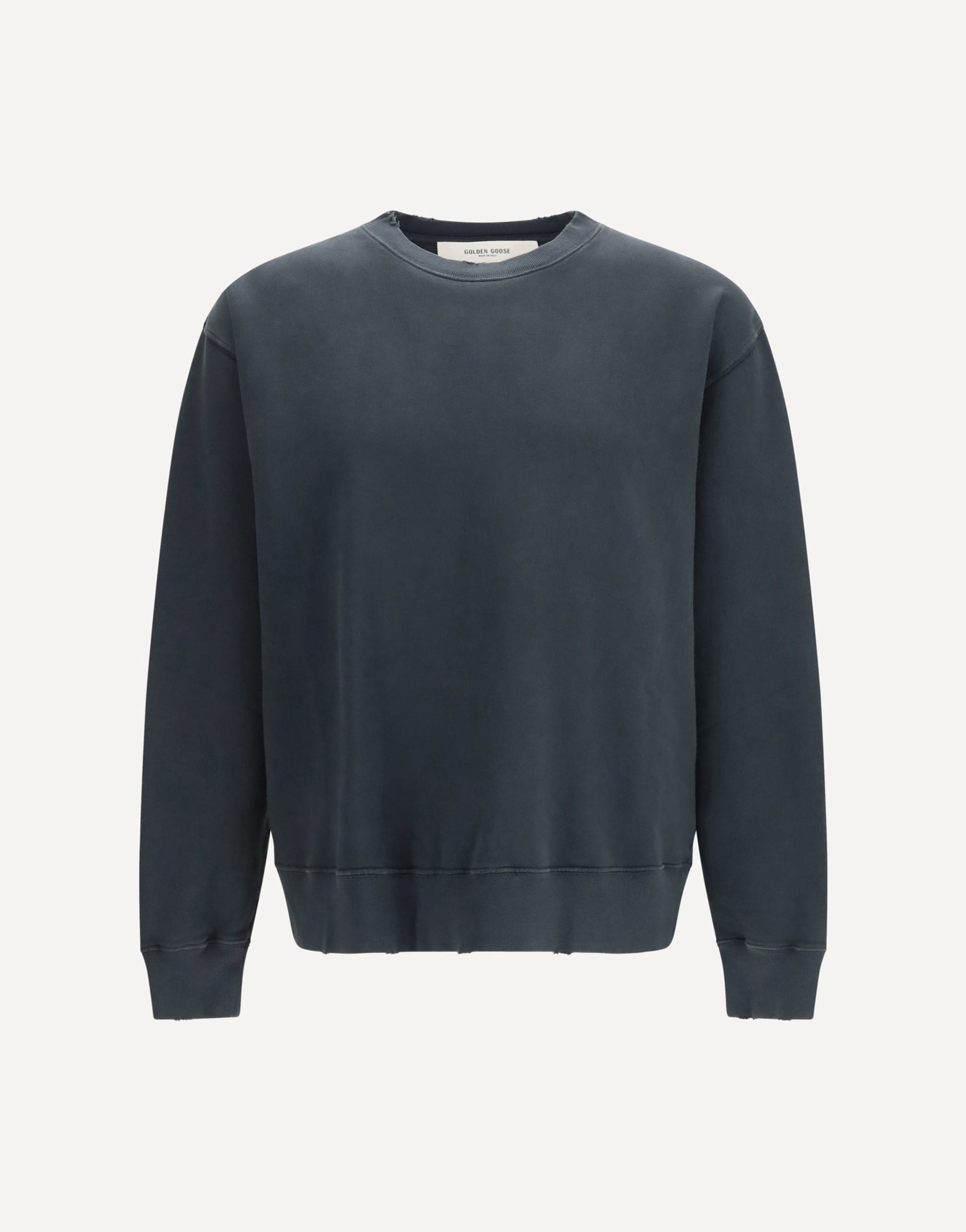 Golden Goose Jersey Capsule Sweatshirt With Distressed Treatment