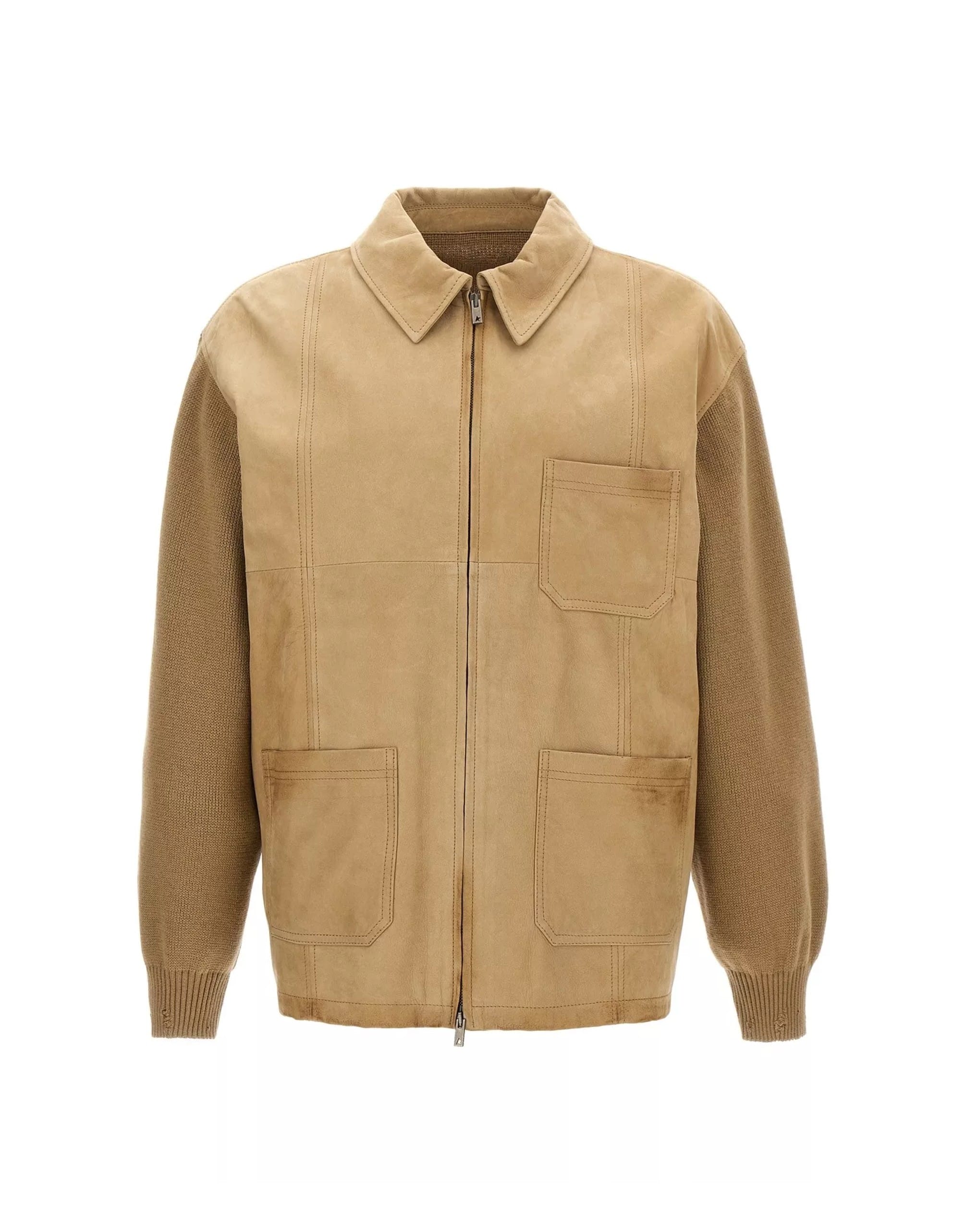 Golden Goose Golden Goose Neil Leather Front Jacket