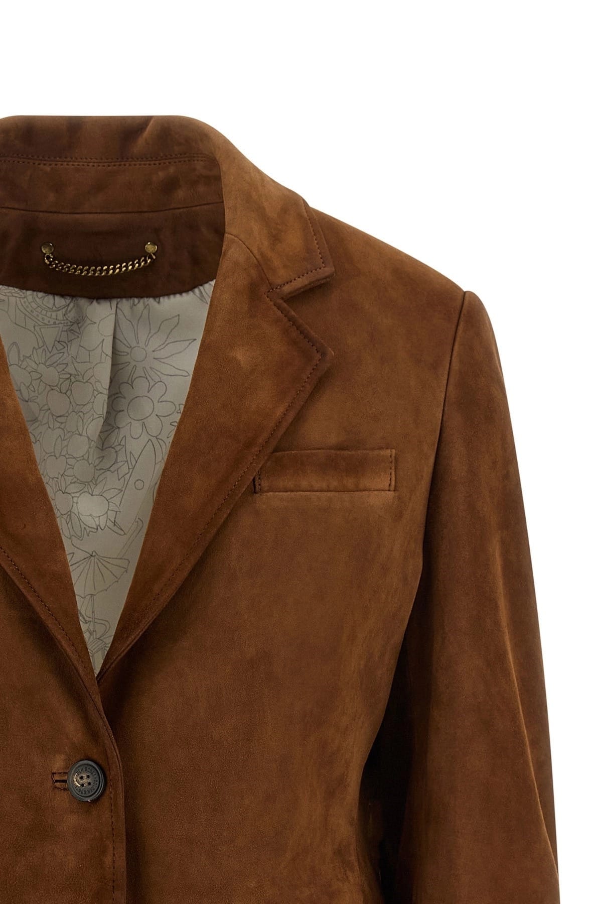Golden Goose Golden Goose Robyn Waxed Suede Jacket