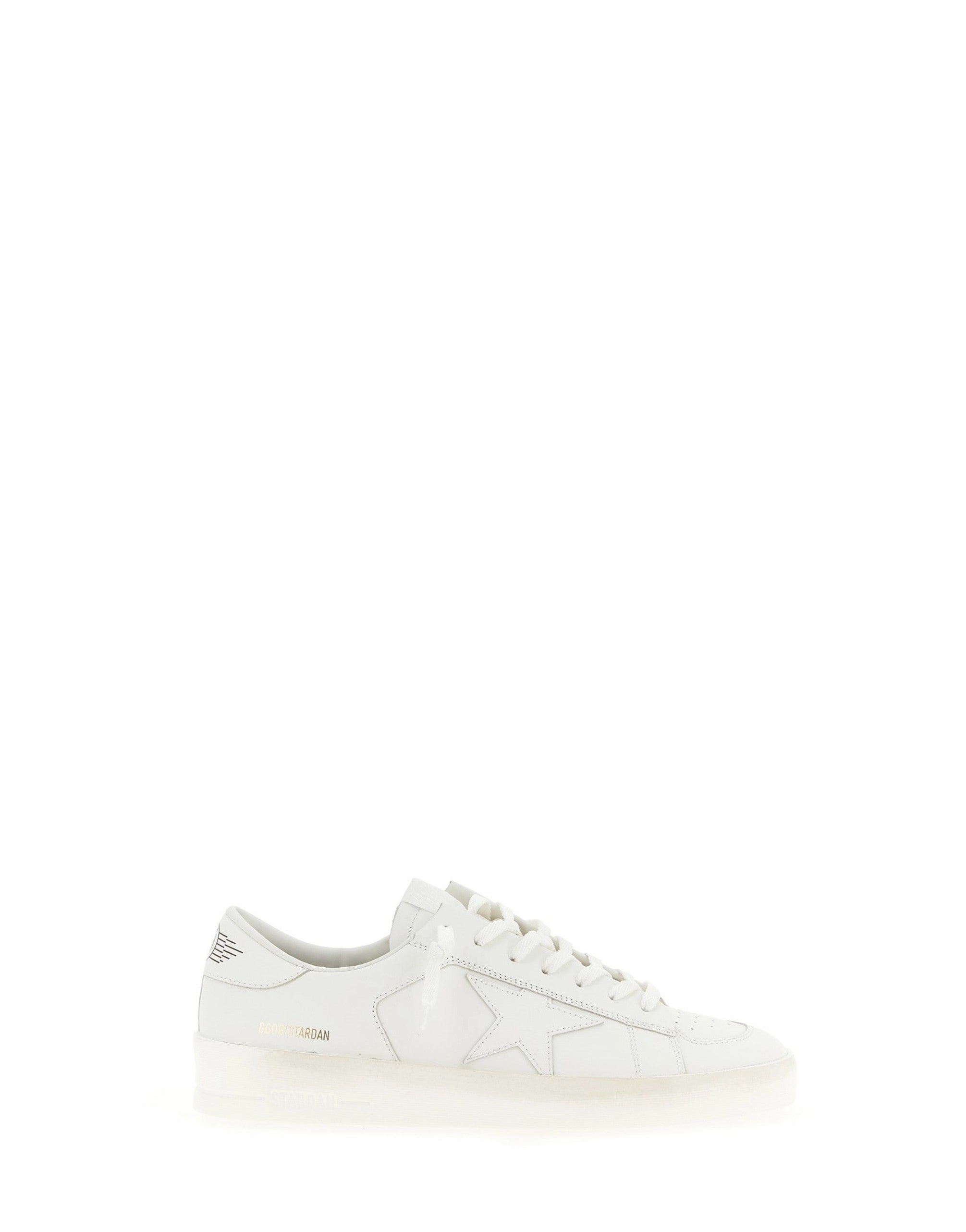Golden Goose Stardan Leather Lace-Up Sneakers