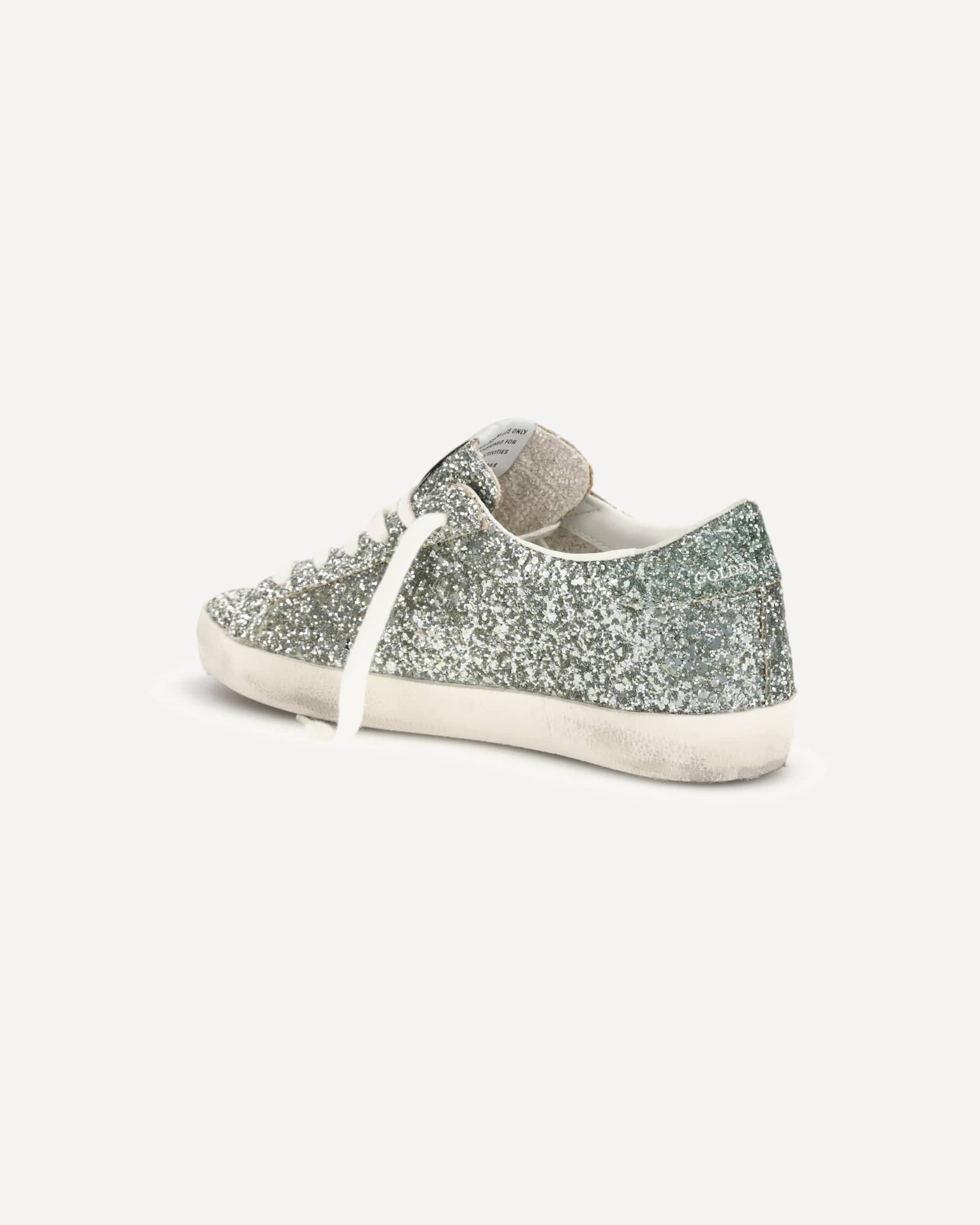 Golden Goose Super-Star Glitter Sneakers