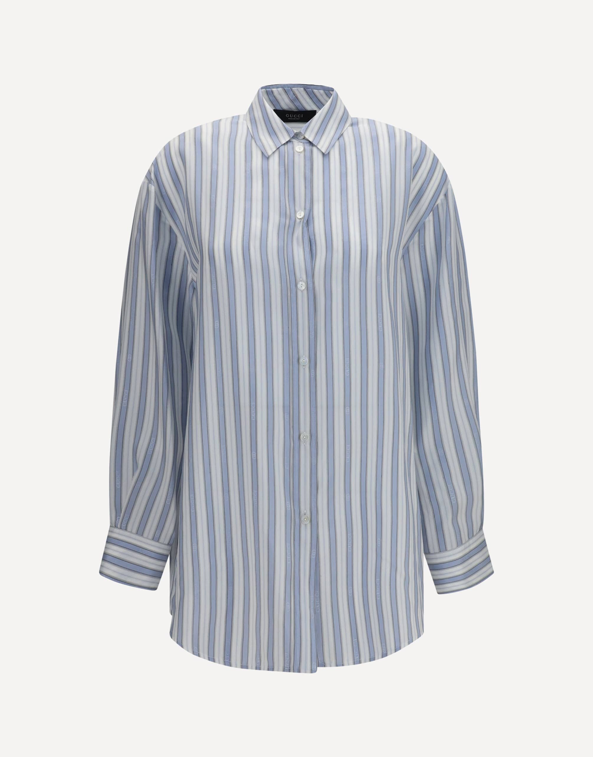 Gucci Gucci Baiadera Silk Jacquard Shirt