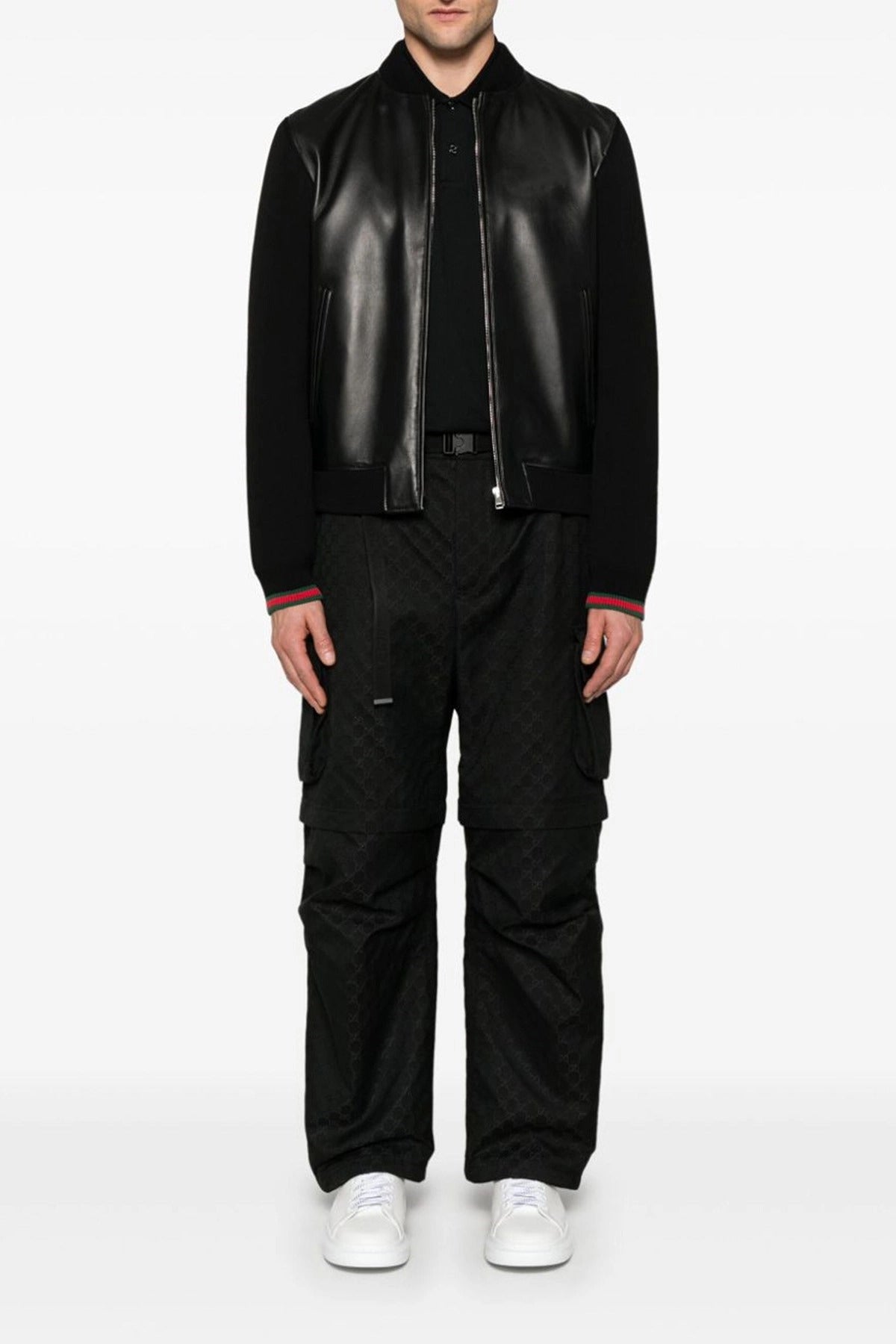 Gucci Bimaterial Bomber Jacket - alternate view