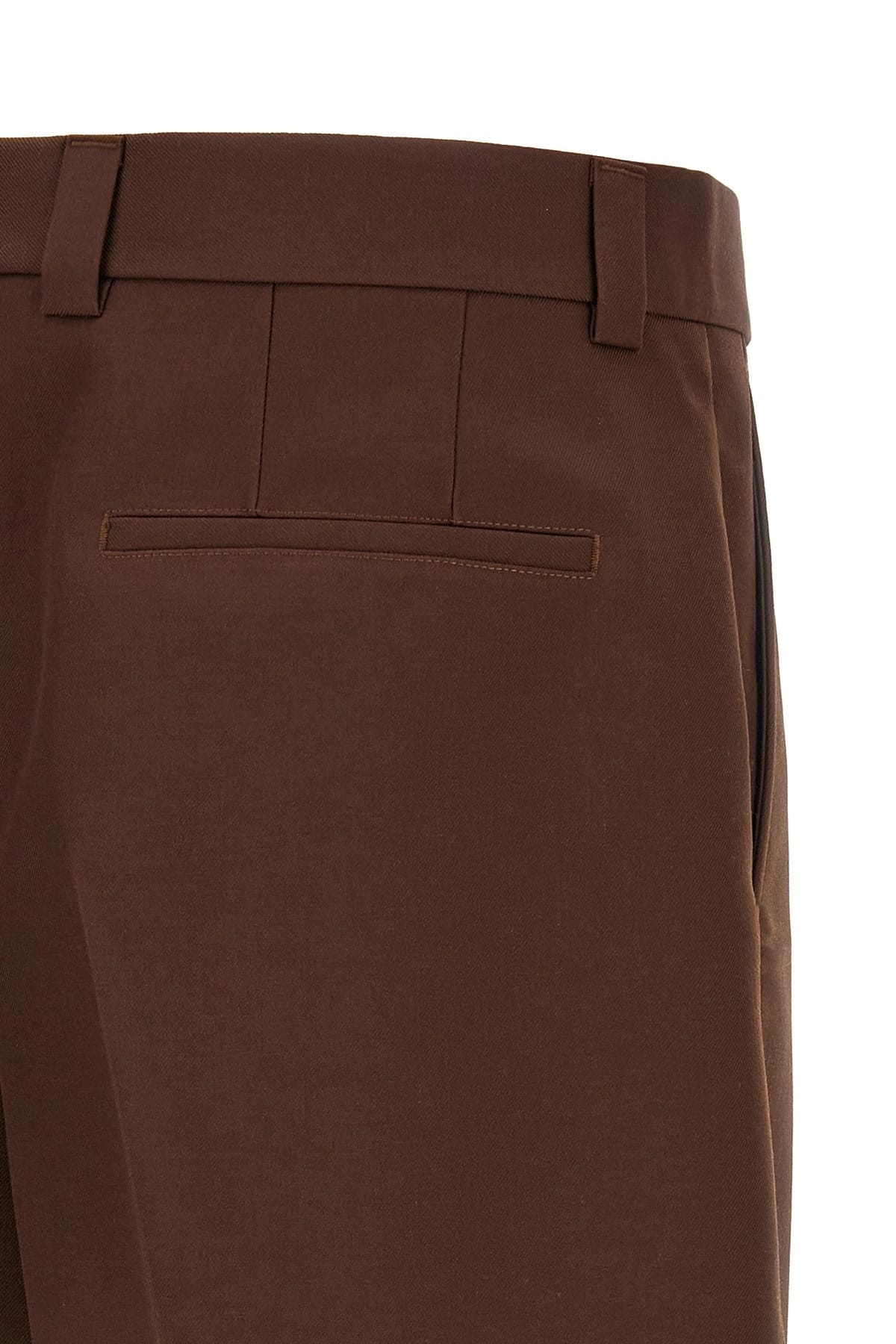 Gucci Gucci Brown Wool Twill Shorts