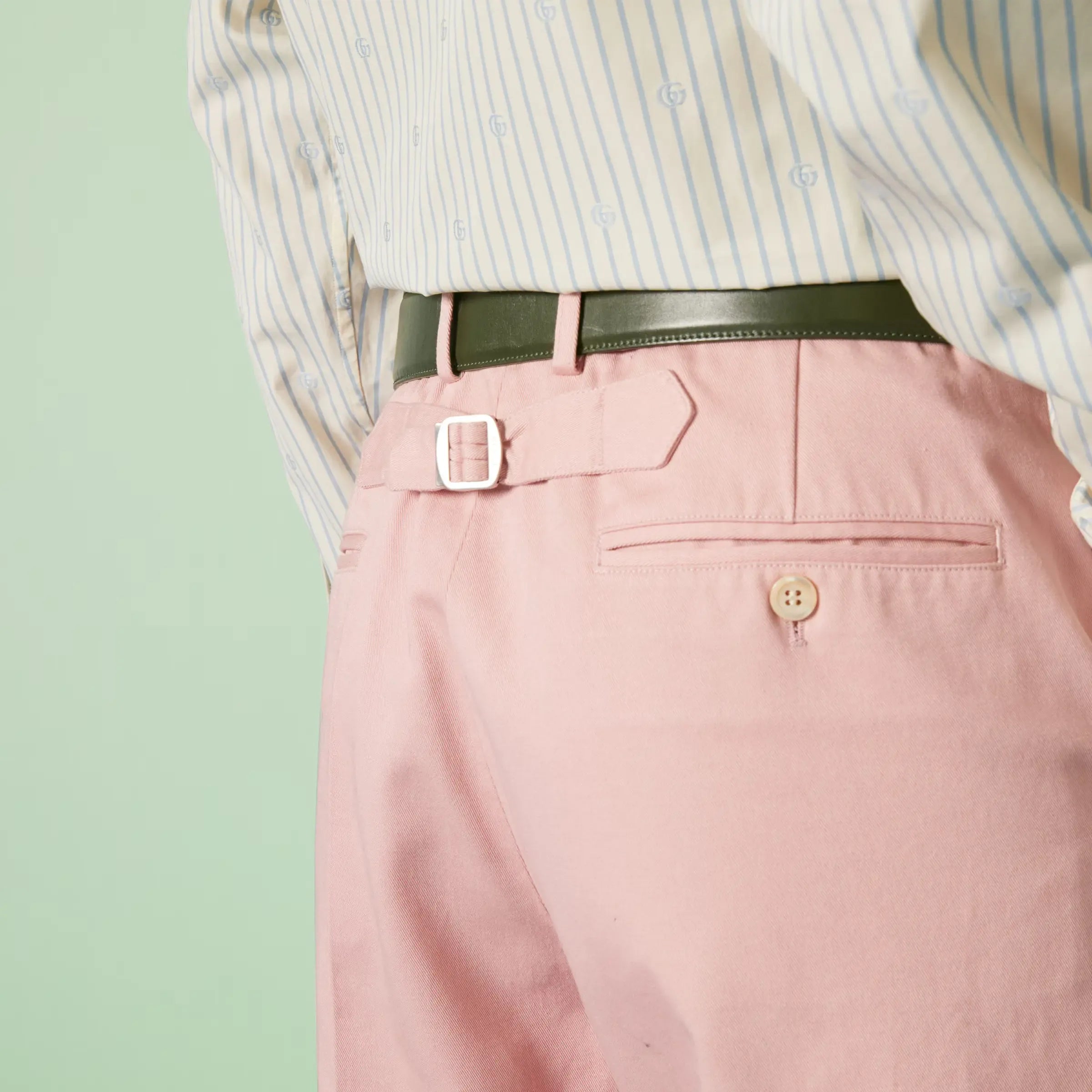 Gucci Buckle Logo Pants