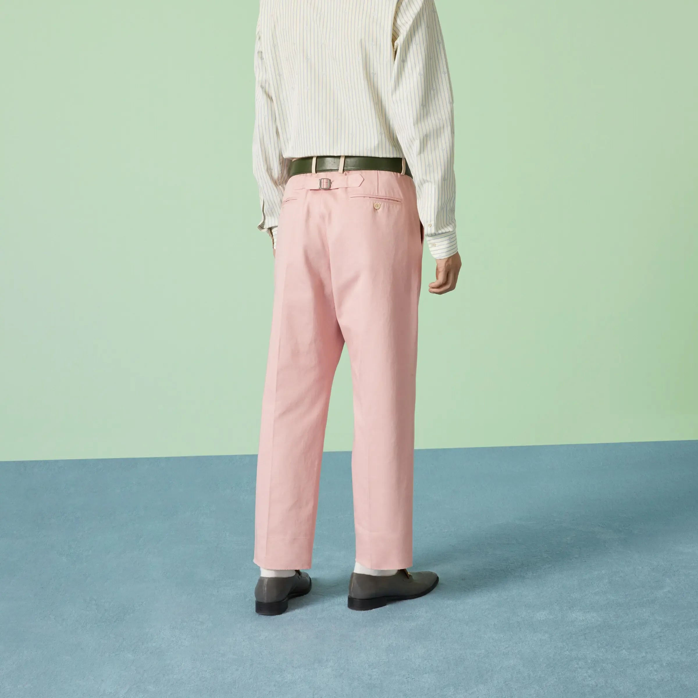 Gucci Buckle Logo Pants