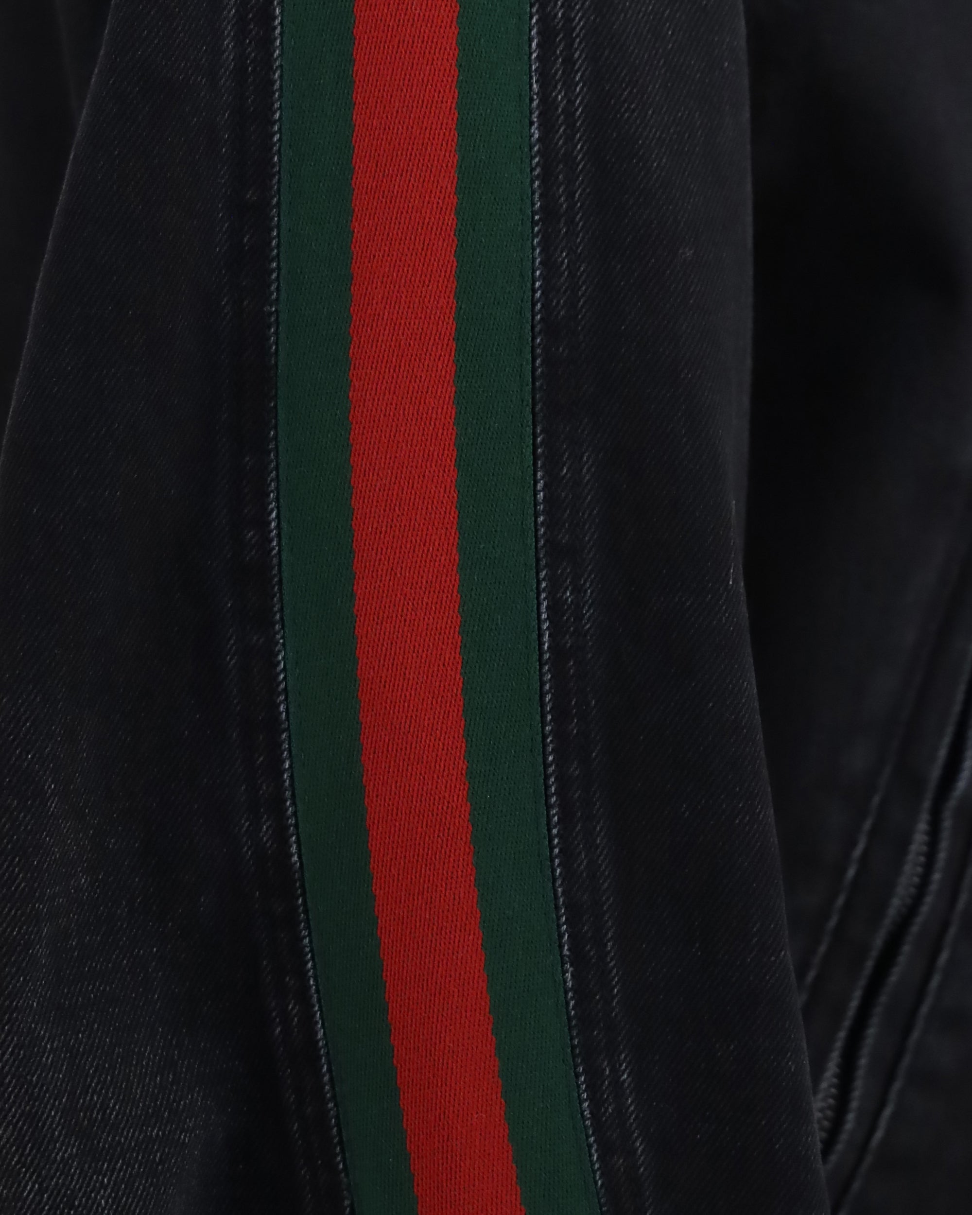 جاكيت بايكر من دنيم قطني Gucci