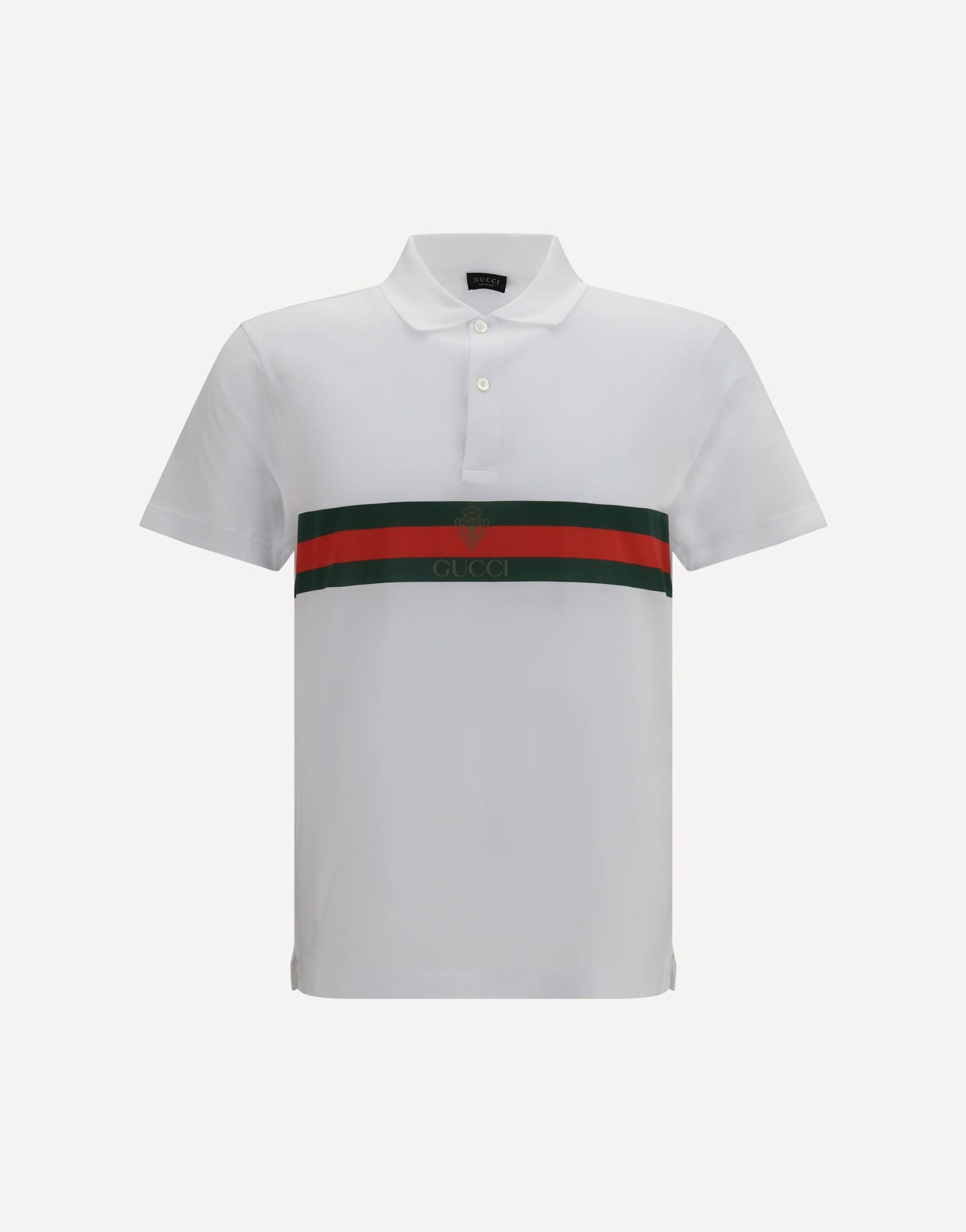 Gucci Gucci Cotton Jersey Polo Shirt With Web