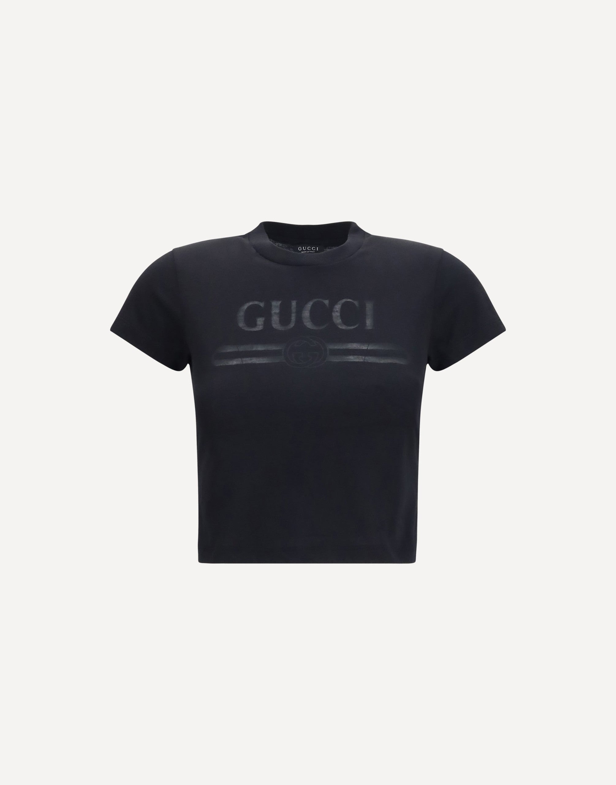 Gucci Cotton Jersey T-Shirt With Devoré Detail