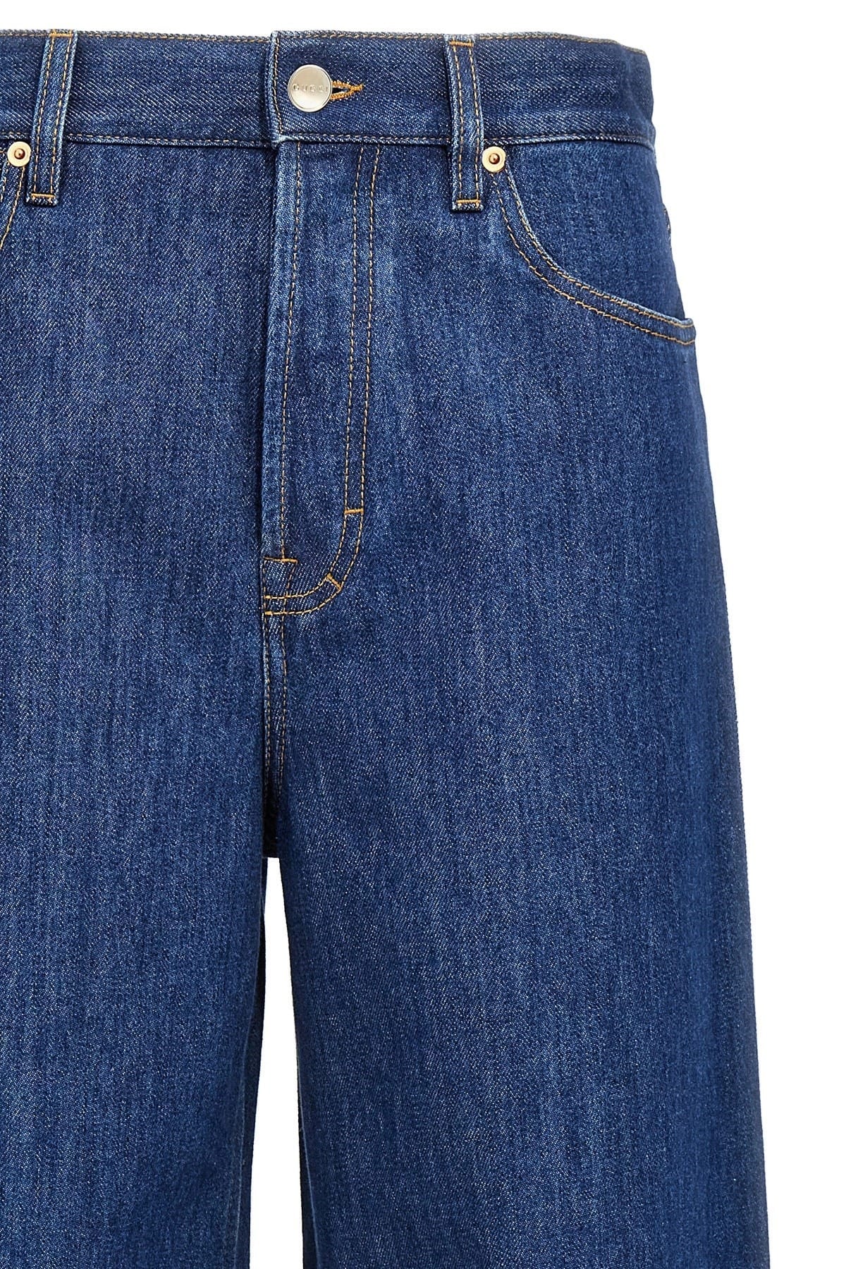 Gucci Gucci Cotton Loose Leg Jeans