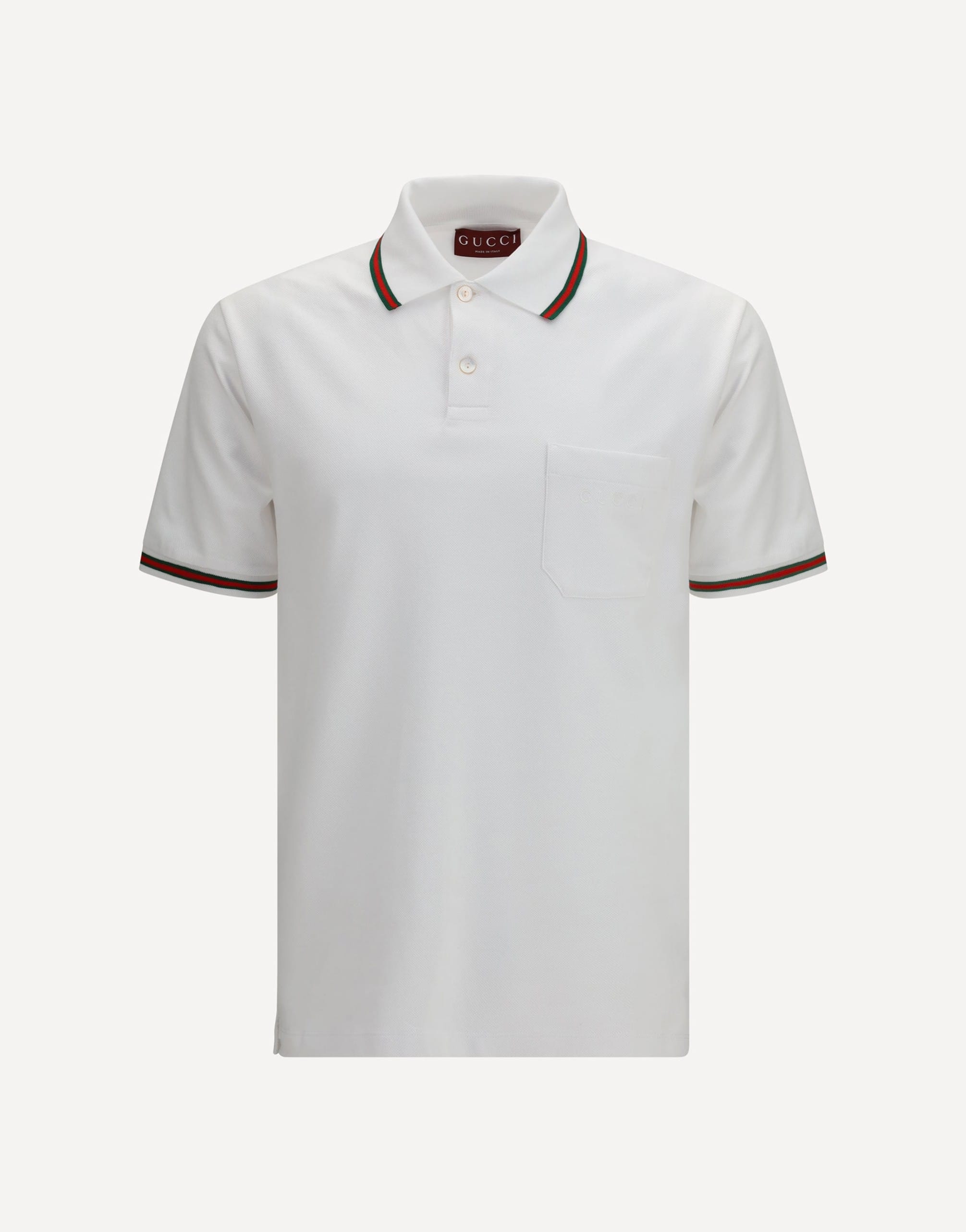 Gucci Cotton Piqué Polo With Embroidery