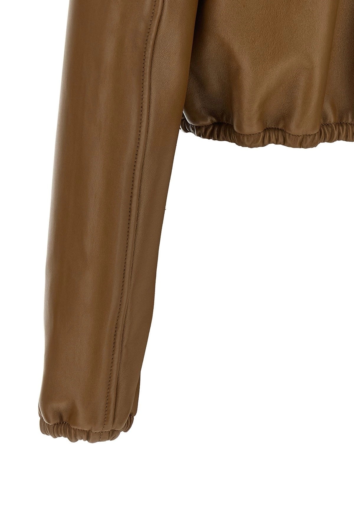 Gucci Cropped Leather Jacket