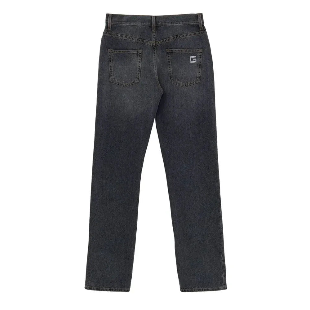 Gucci Jeans met kristallen versierde logo