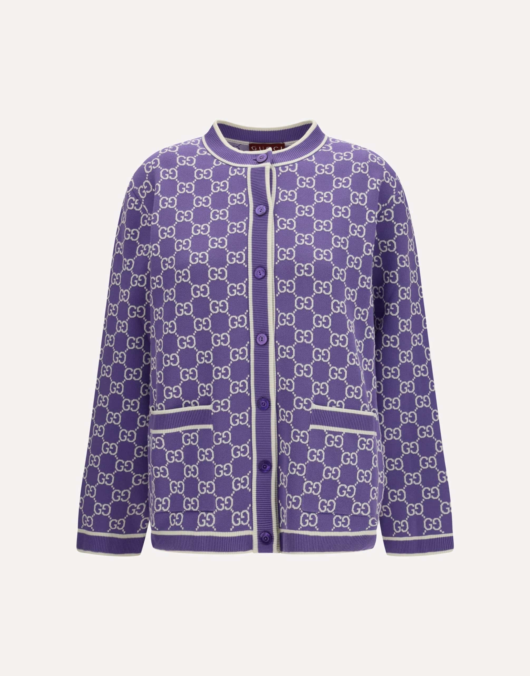 Gucci Embroidered Cotton Cardigan