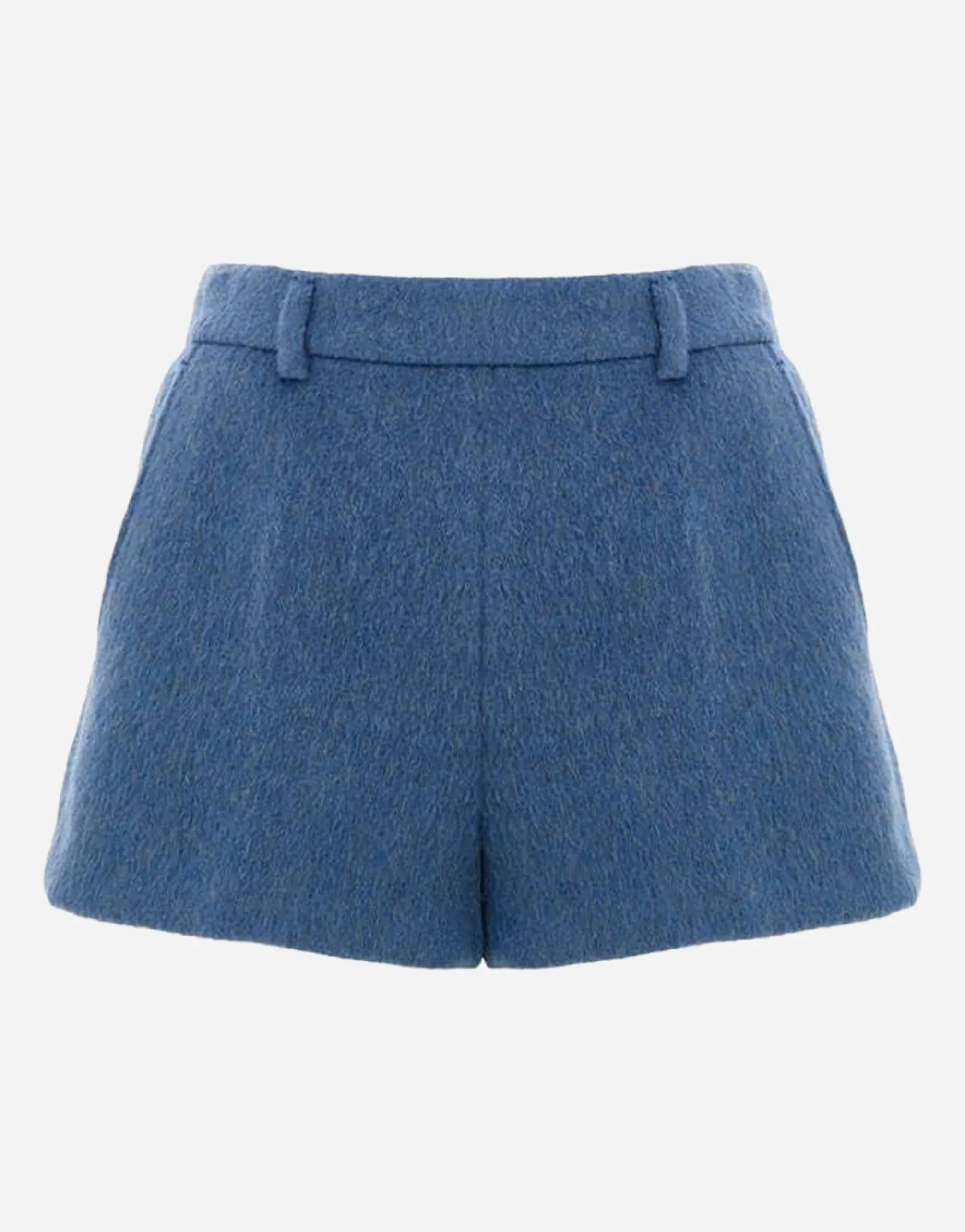 Gucci Embroidered Logo Mohair Shorts