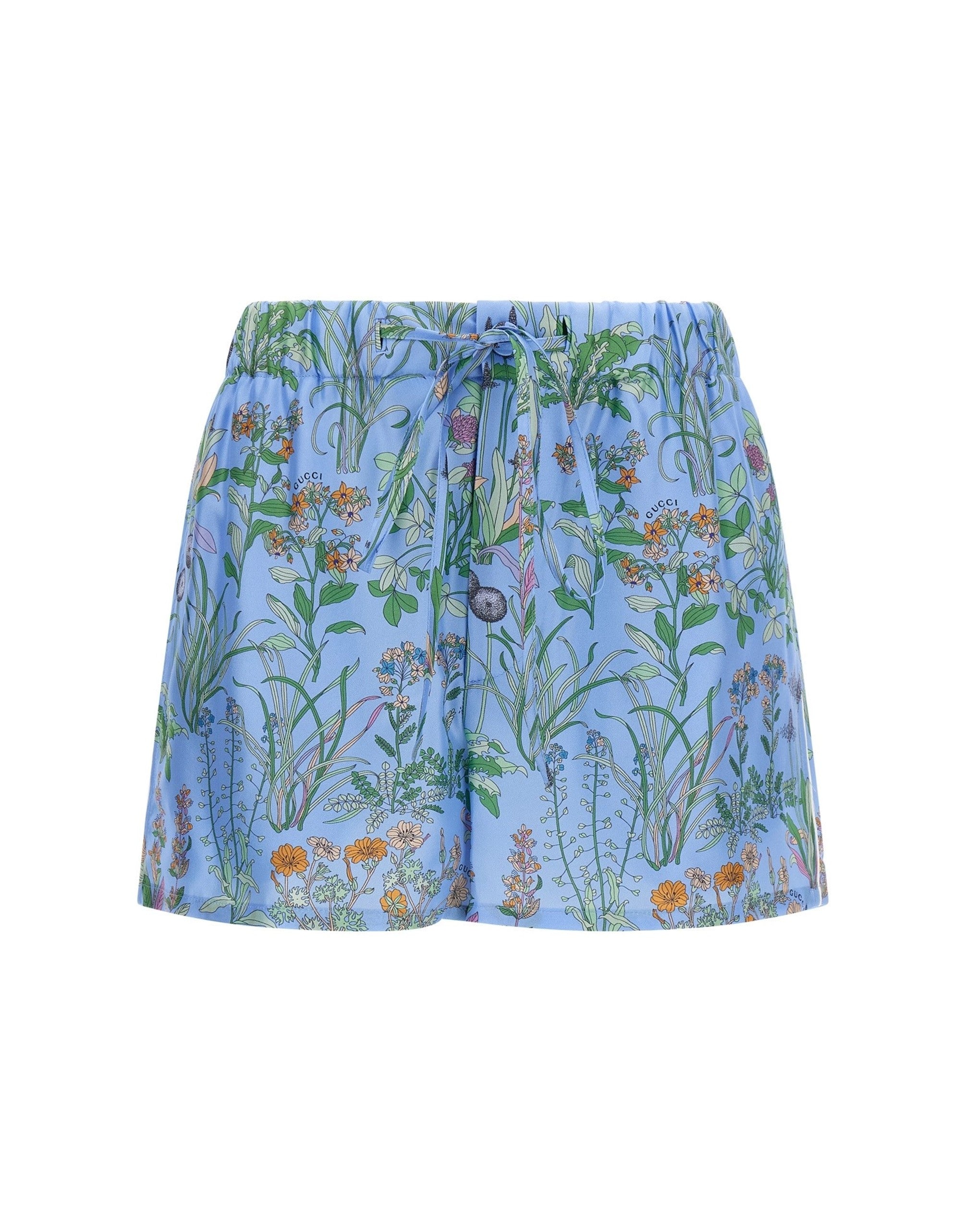 Gucci Flora Silk Shorts