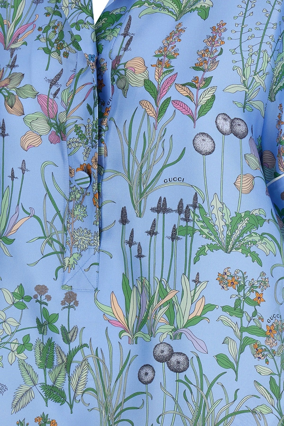 Gucci Floral Silk Blouse