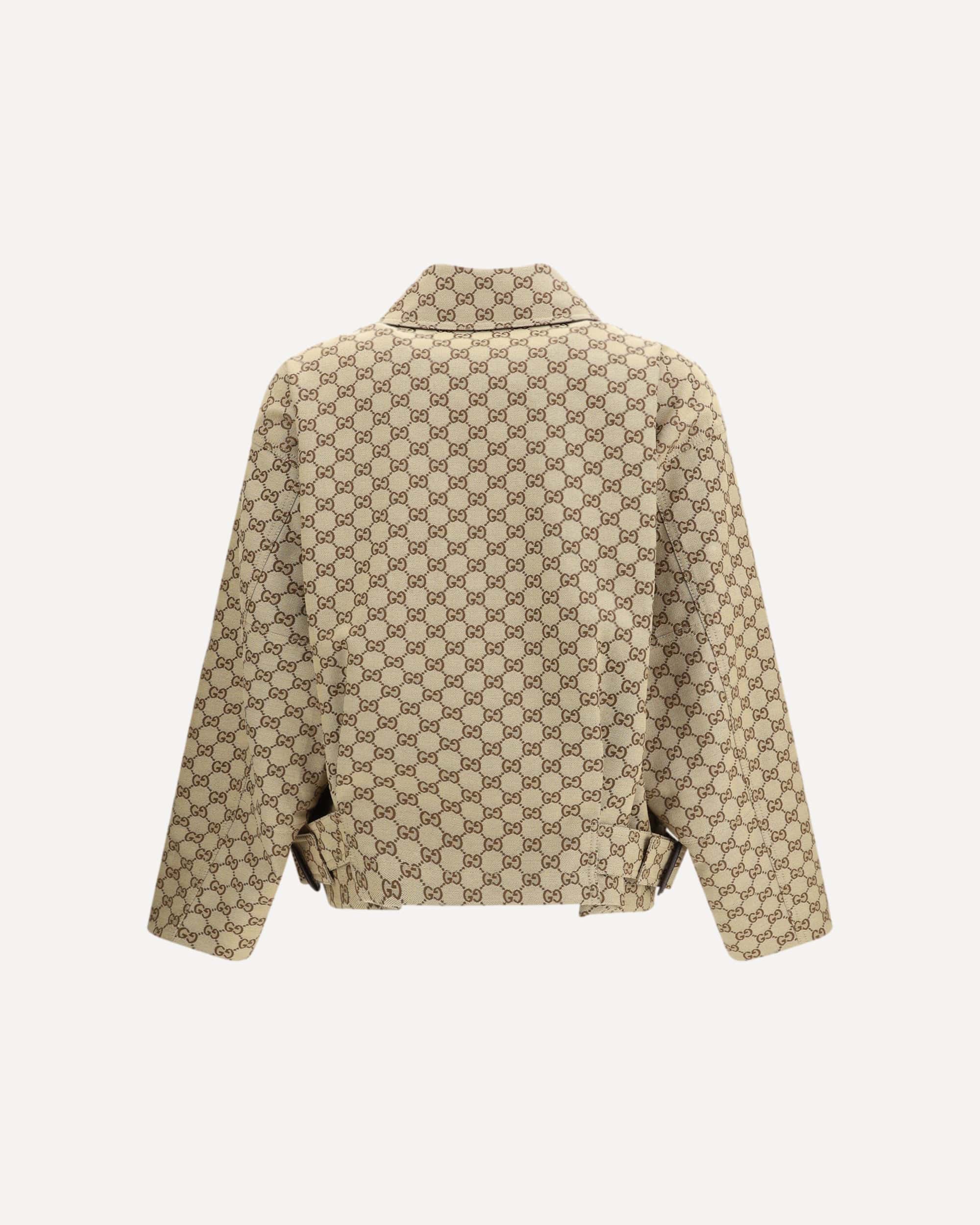 Chaqueta bomber de lona GG - alternate view