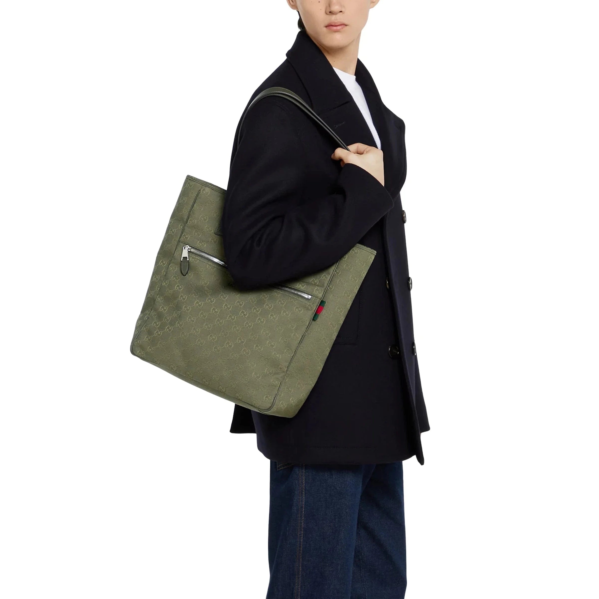 Gucci GG Canvas Medium Tote Bag