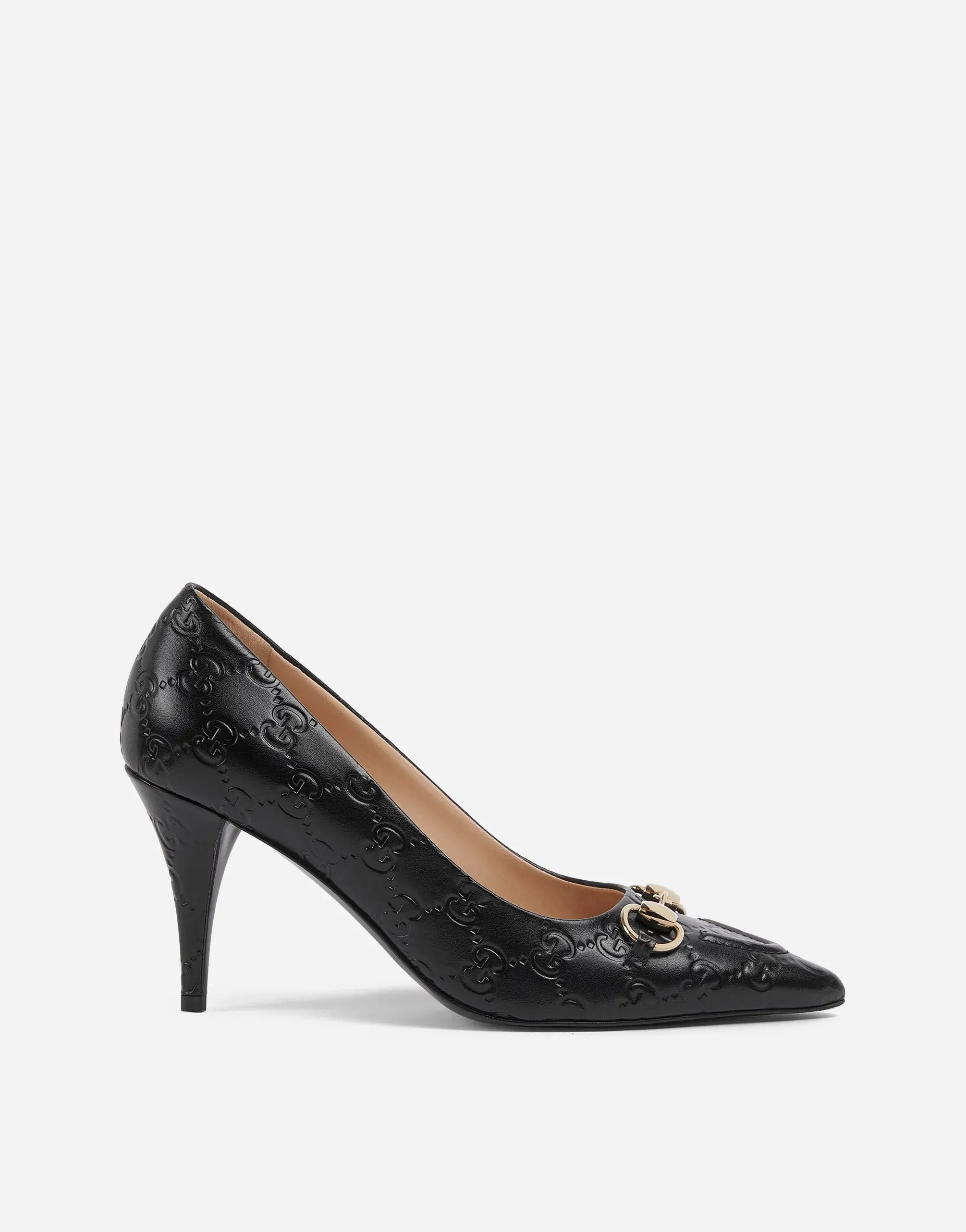 Gucci GG Horsebit Embellished Pumps