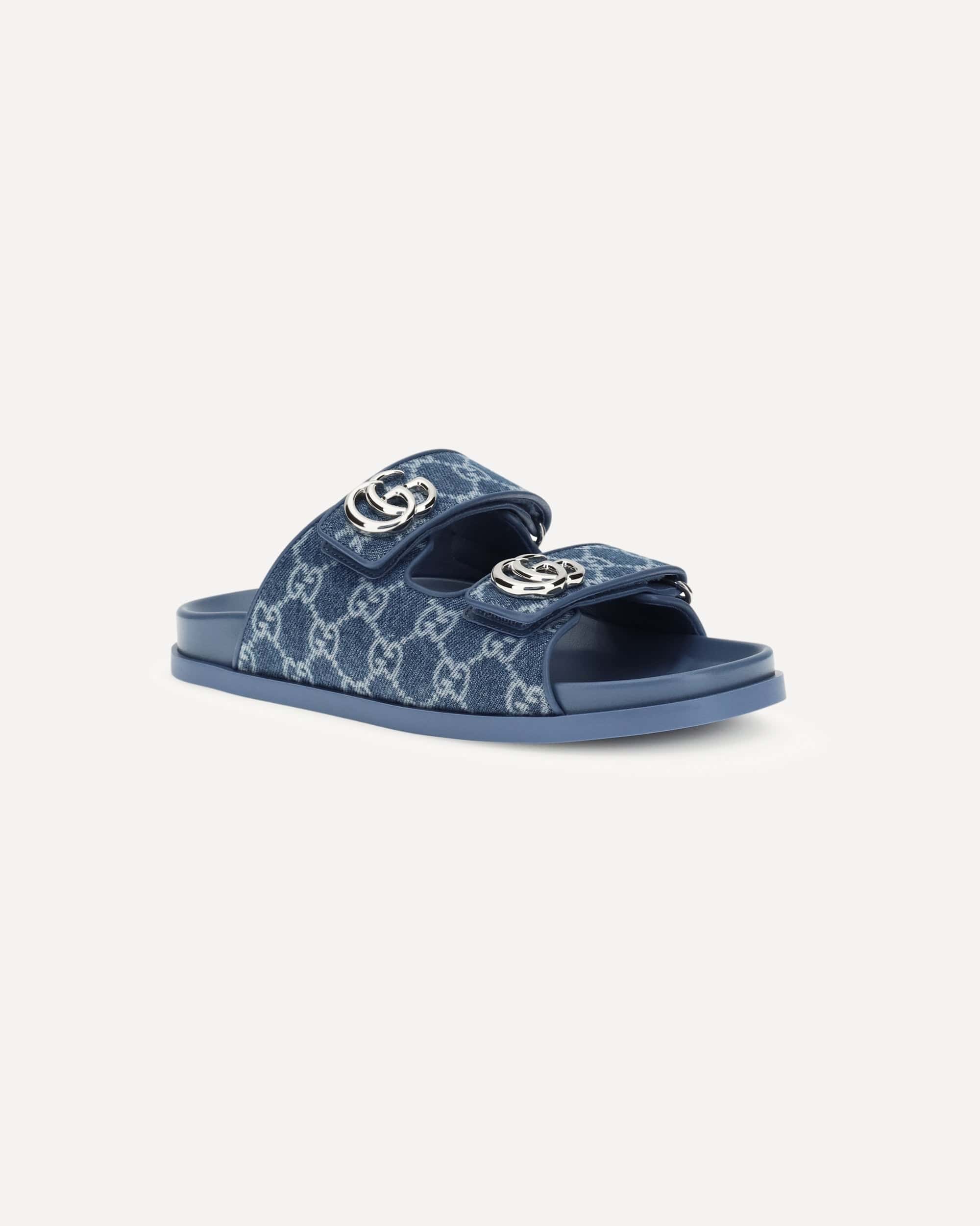 GG-Logo-Denim-Sandalen - alternate view