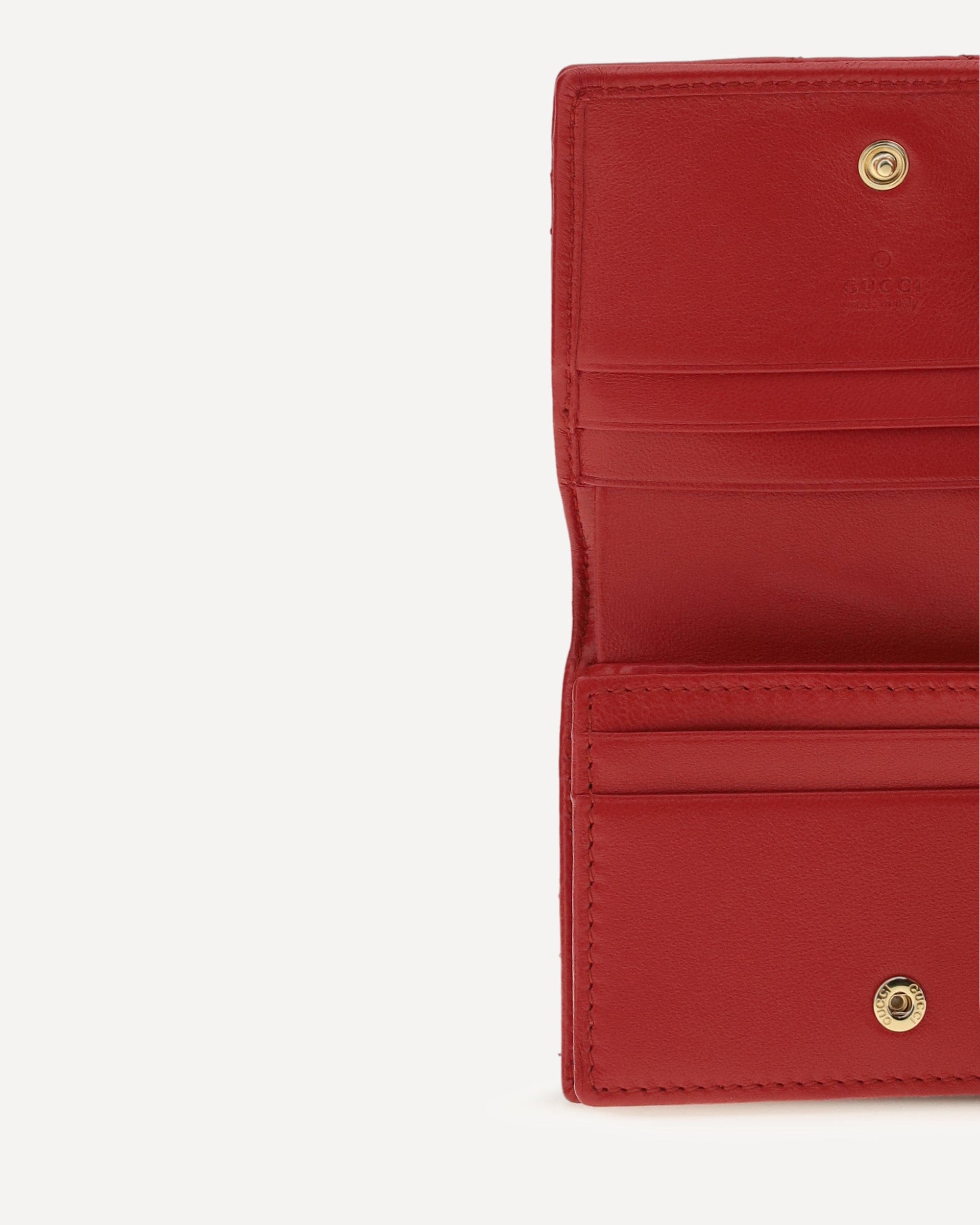 Gucci Gg Marmont Wallet Matelassé Napa