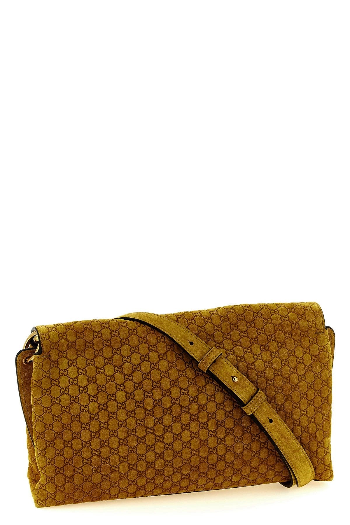 Gucci GG Medium Suede Shoulder Bag