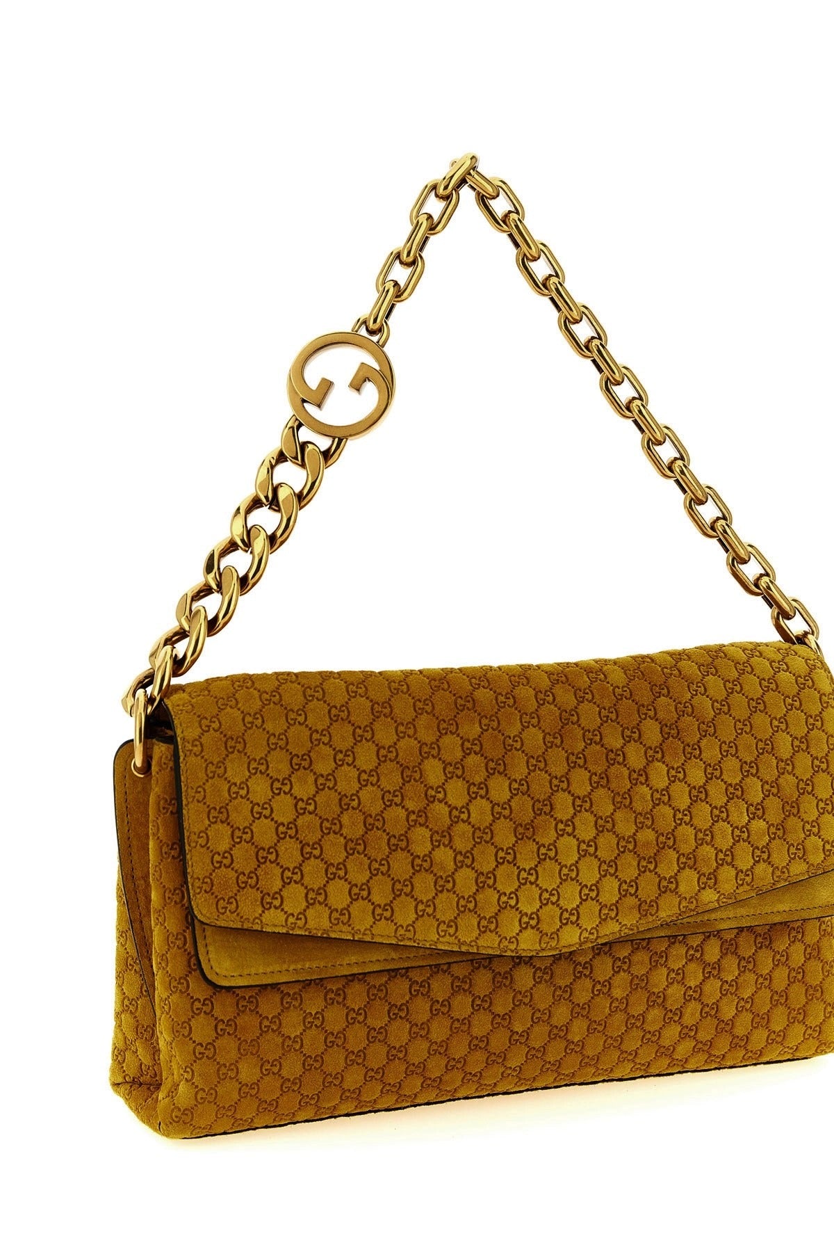 Gucci GG Medium Suede Shoulder Bag