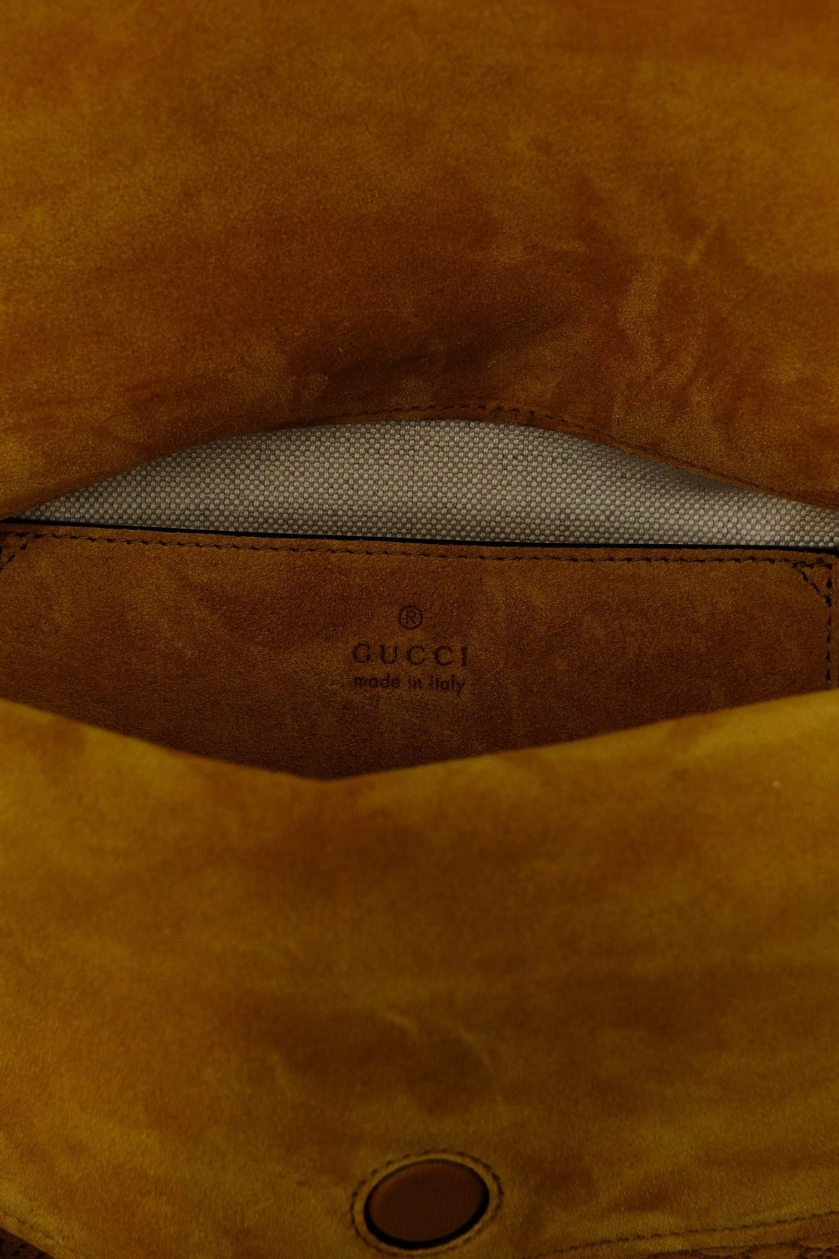Gucci GG Medium Suede Shoulder Bag
