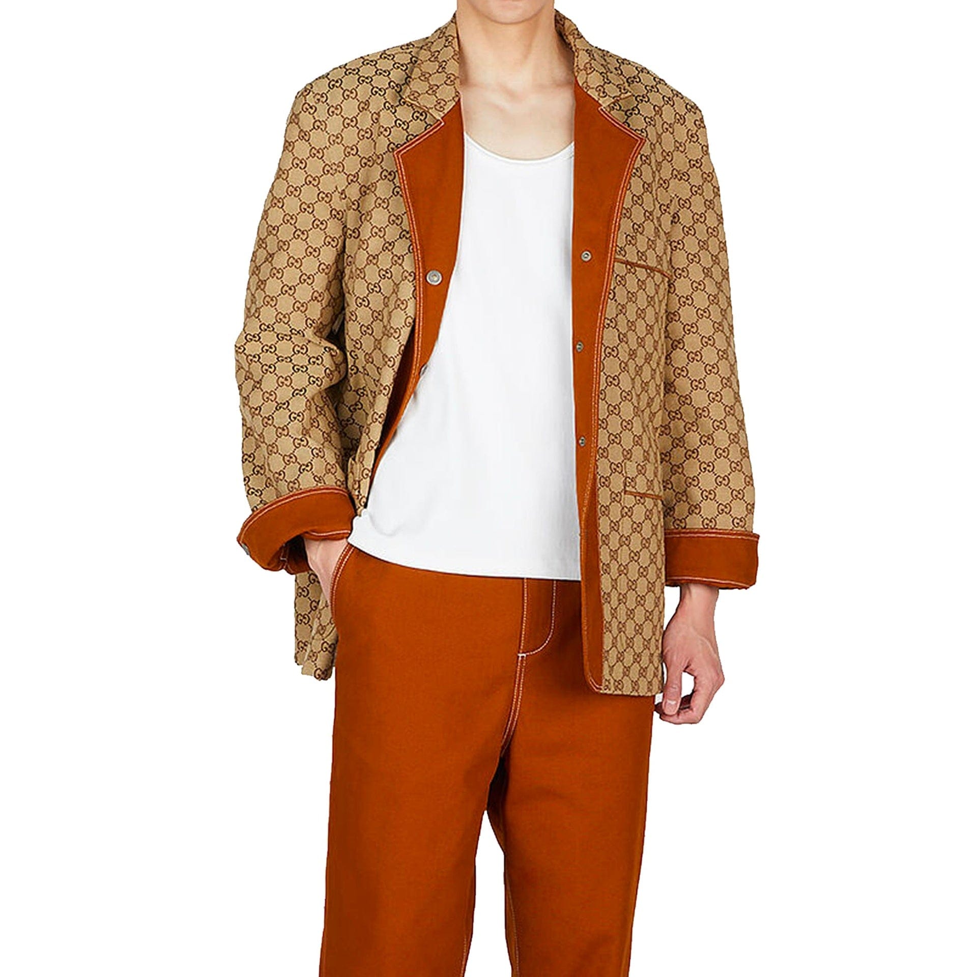 Gucci Gg Reversible Cotton Jacket