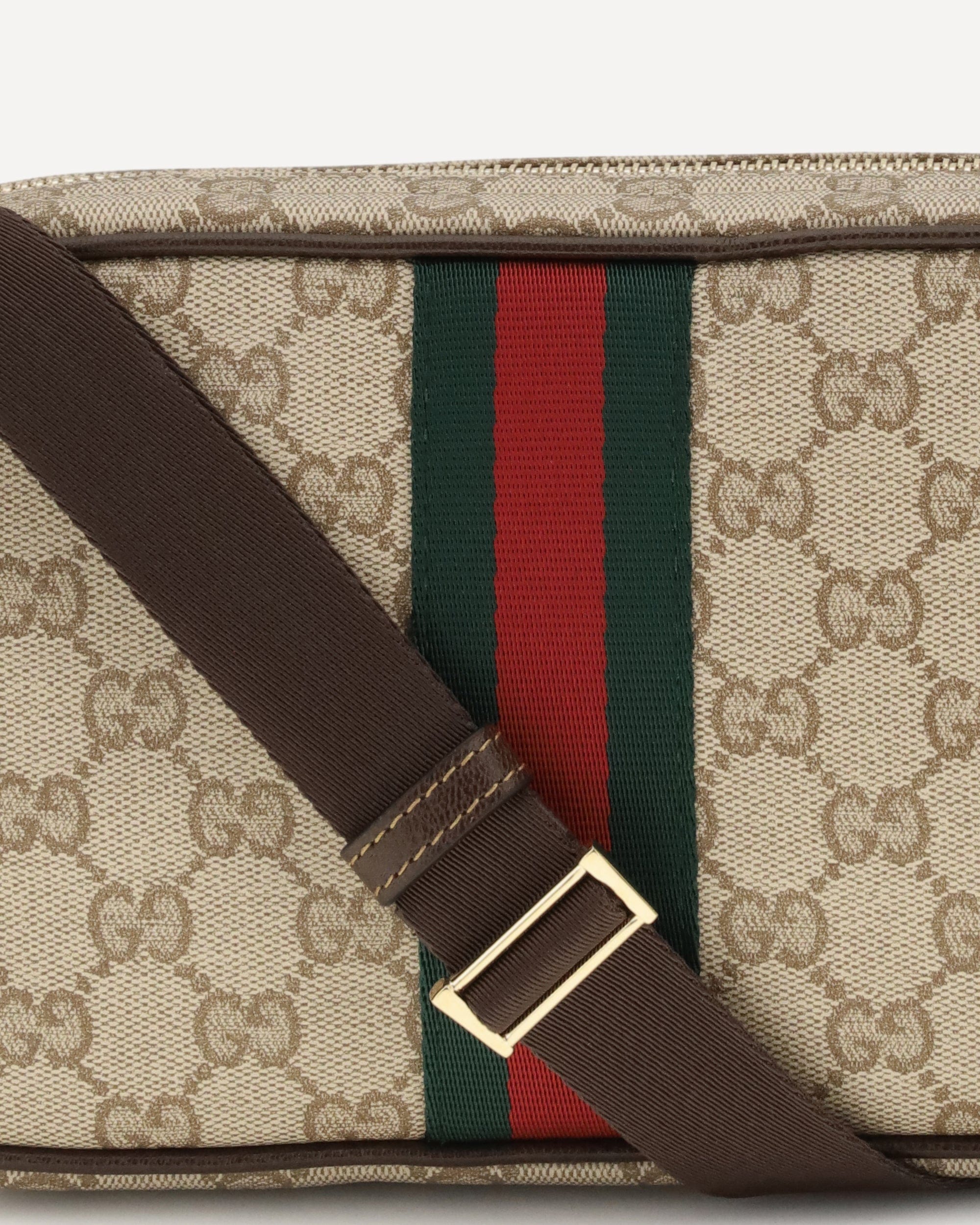 Gucci Gucci Gg Shoulder Bag With Web Stripe