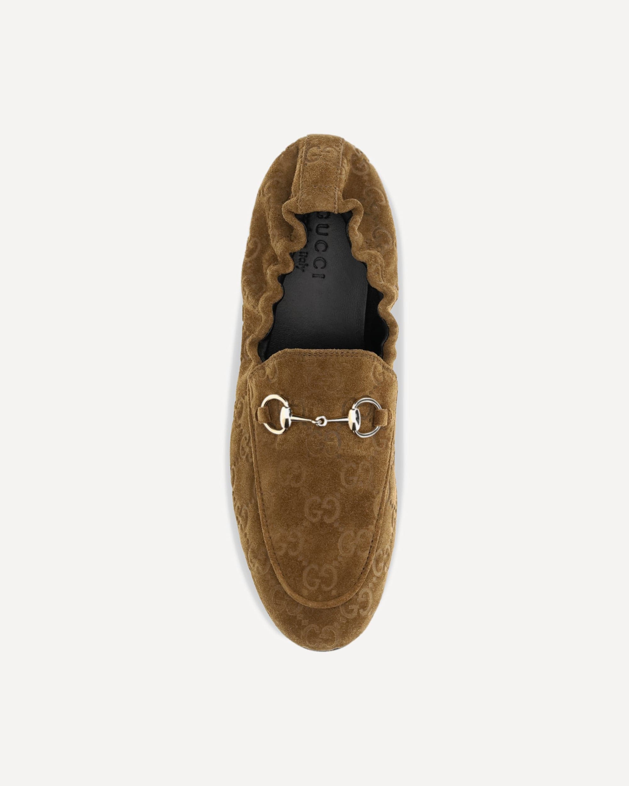 Gucci Gg Suede Loafers