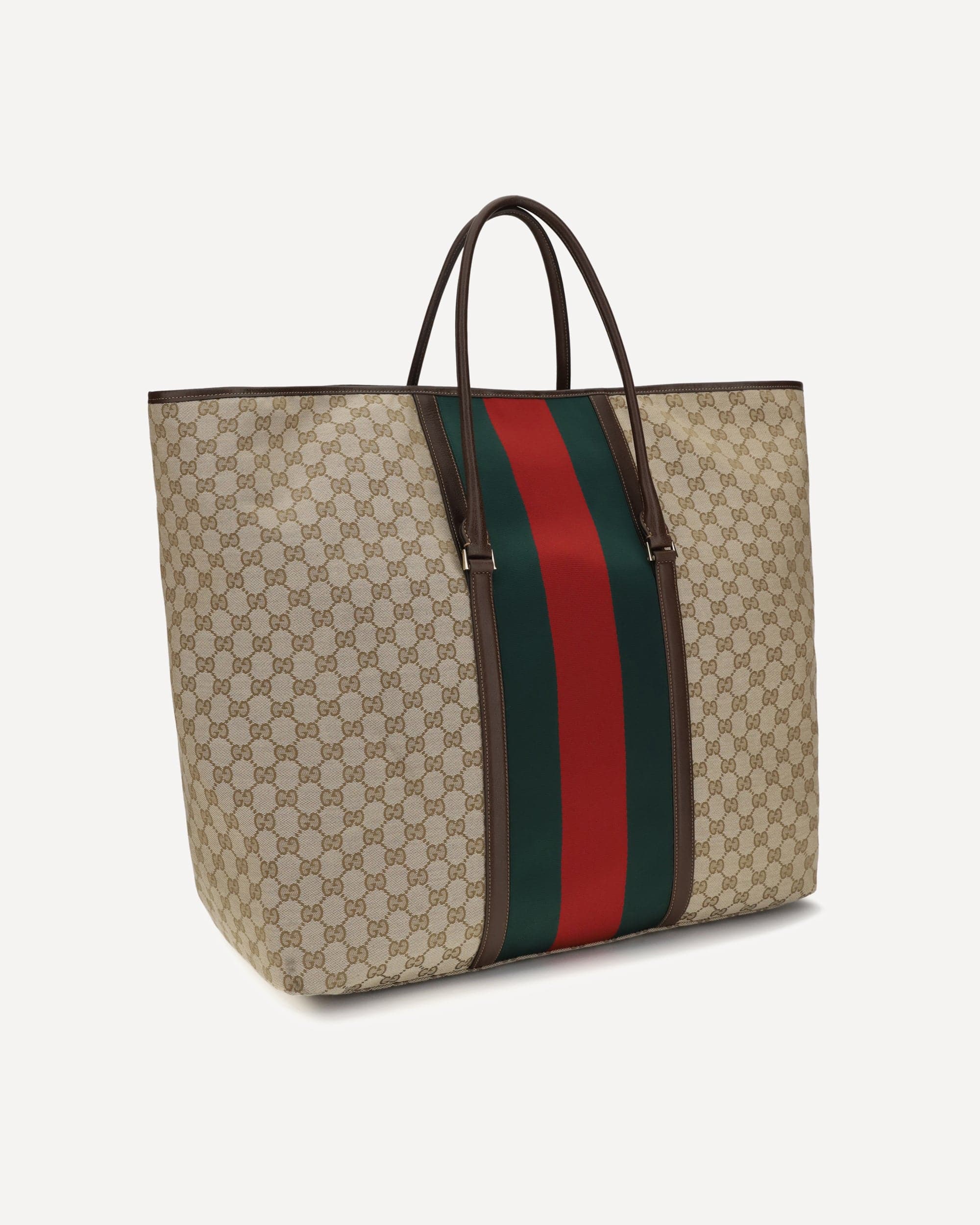 Gucci Gucci Gg Travel Bag With Web Stripe