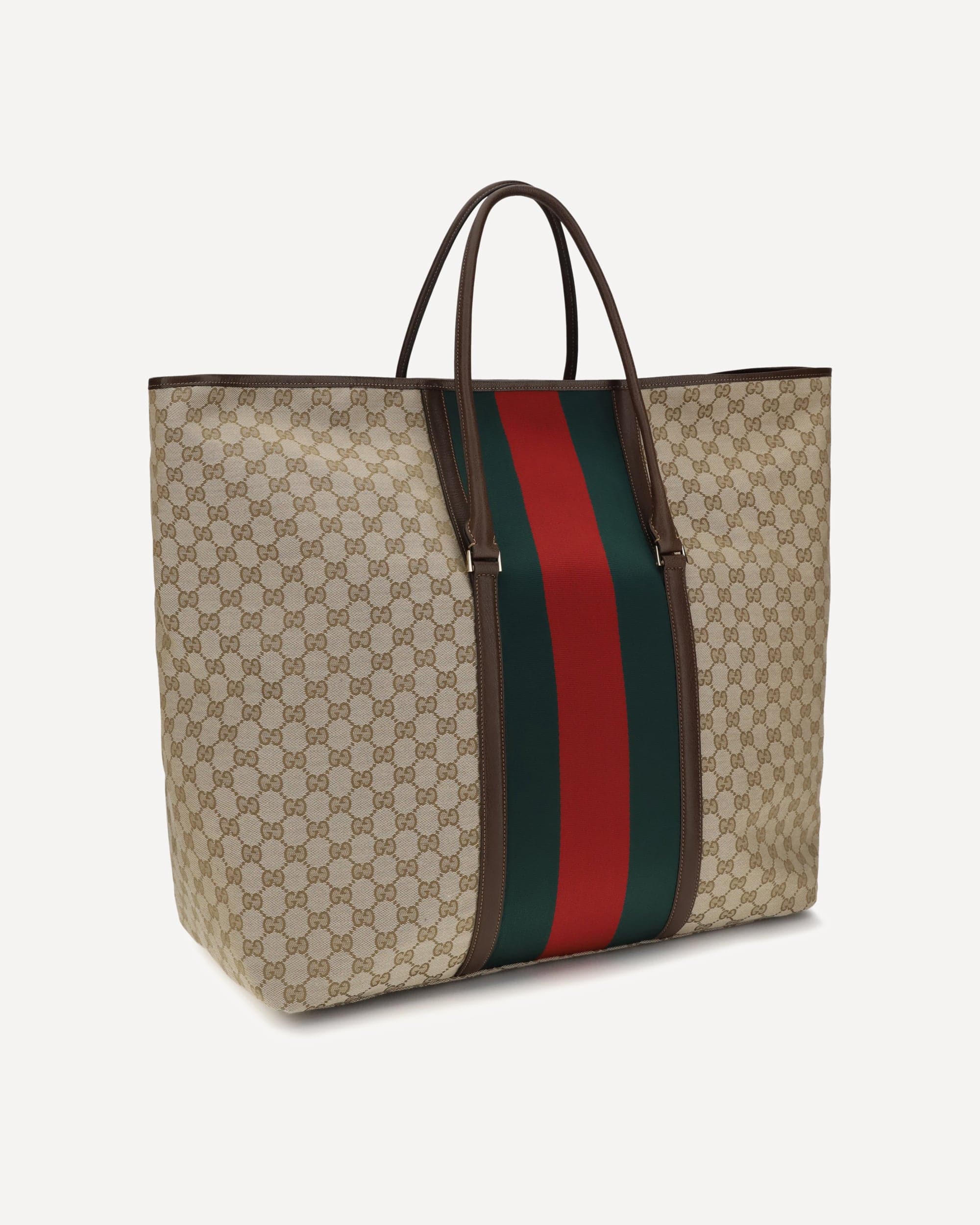 Gucci Gucci Gg Travel Bag With Web Stripe