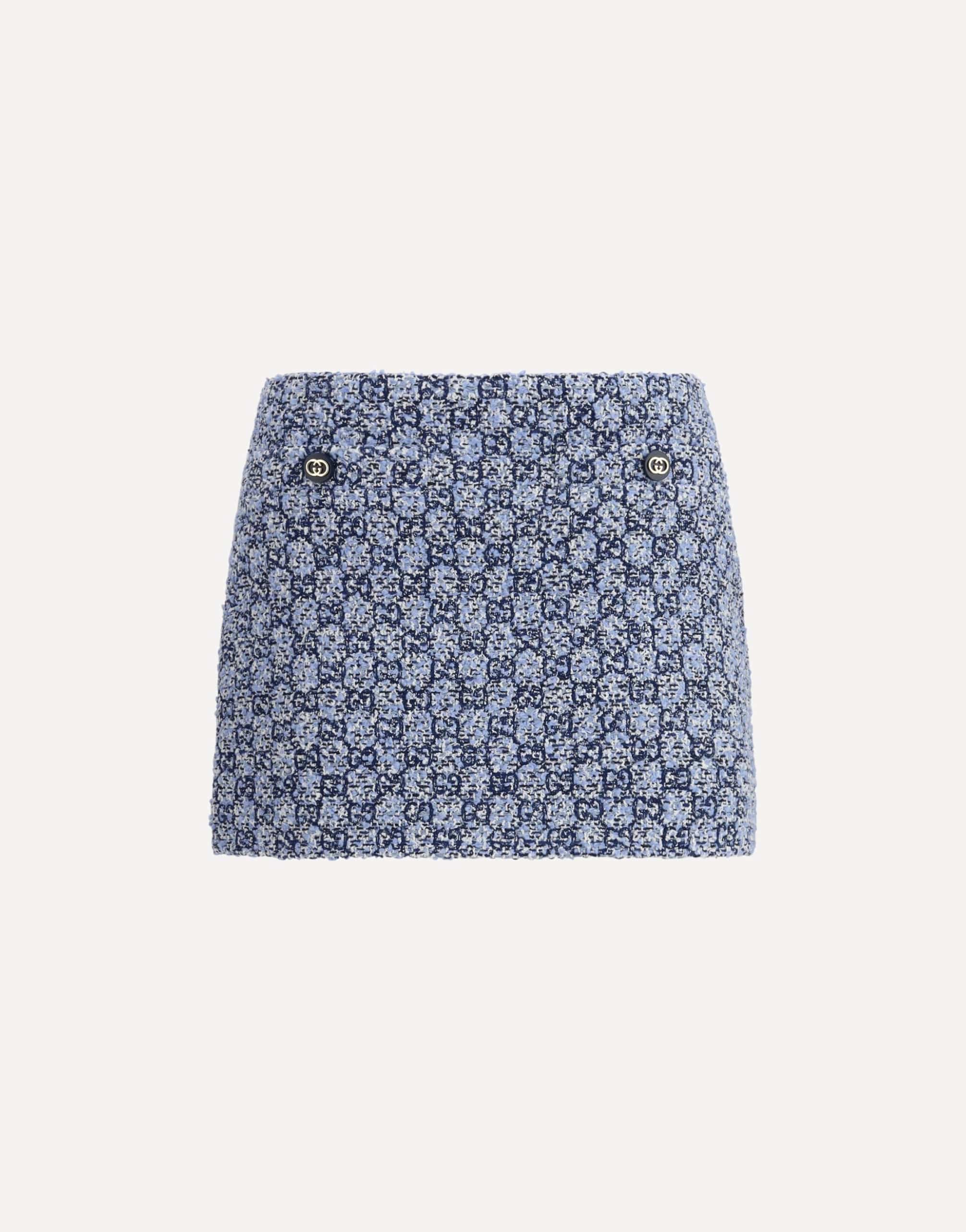 Gucci Gg Tweed Skirt