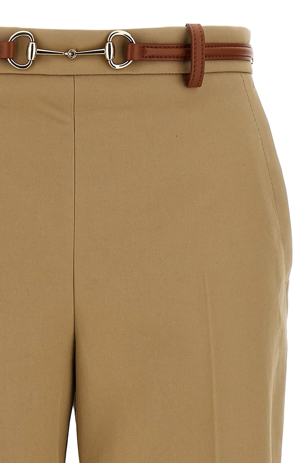 Gucci Horsebit Straight-Leg Pants