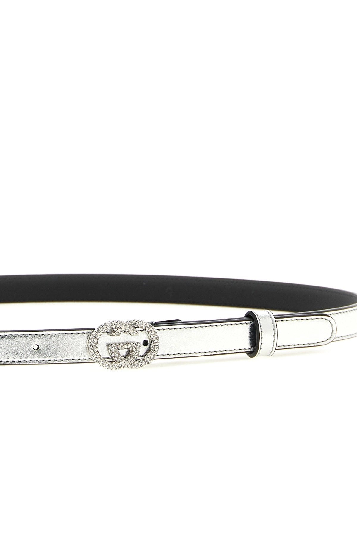 Gucci Incrocio GG Crystal Belt
