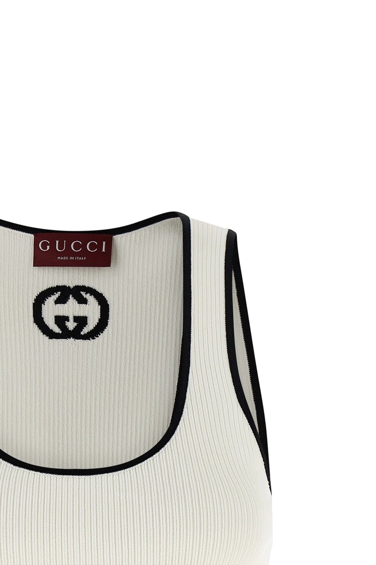 Gucci Incrocio GG توب بدون أكمام